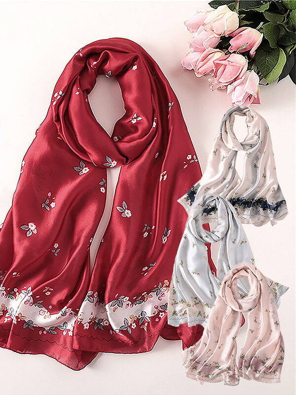 Trachtentuch Stola Dirndltuch Silk-Feeling Trachtentuch Stola Dirndltuch Silk-Feeling