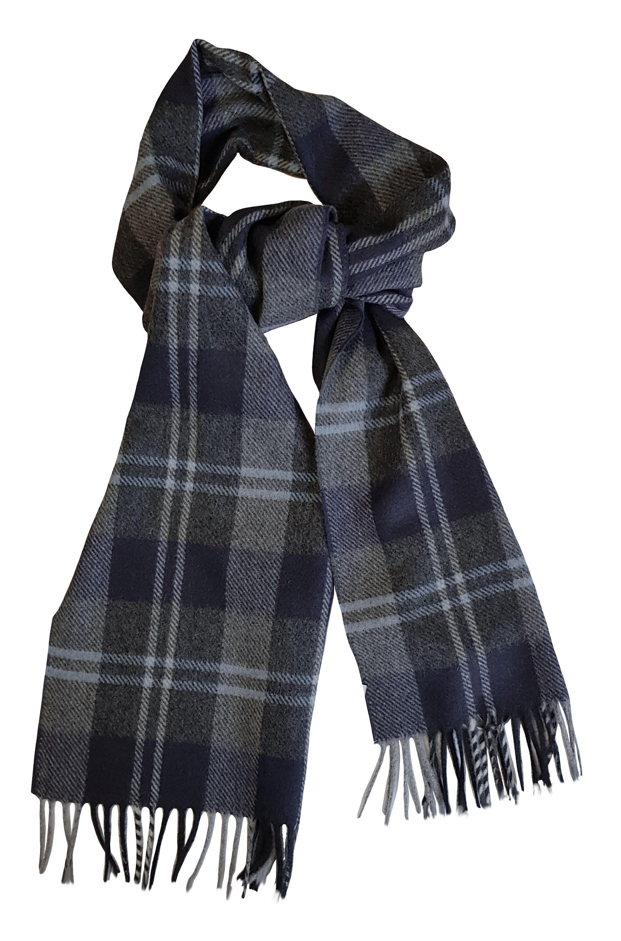 Kaschmirschal Karoschal Blau Marine Kaschmirschal Karoschal Blau Marine