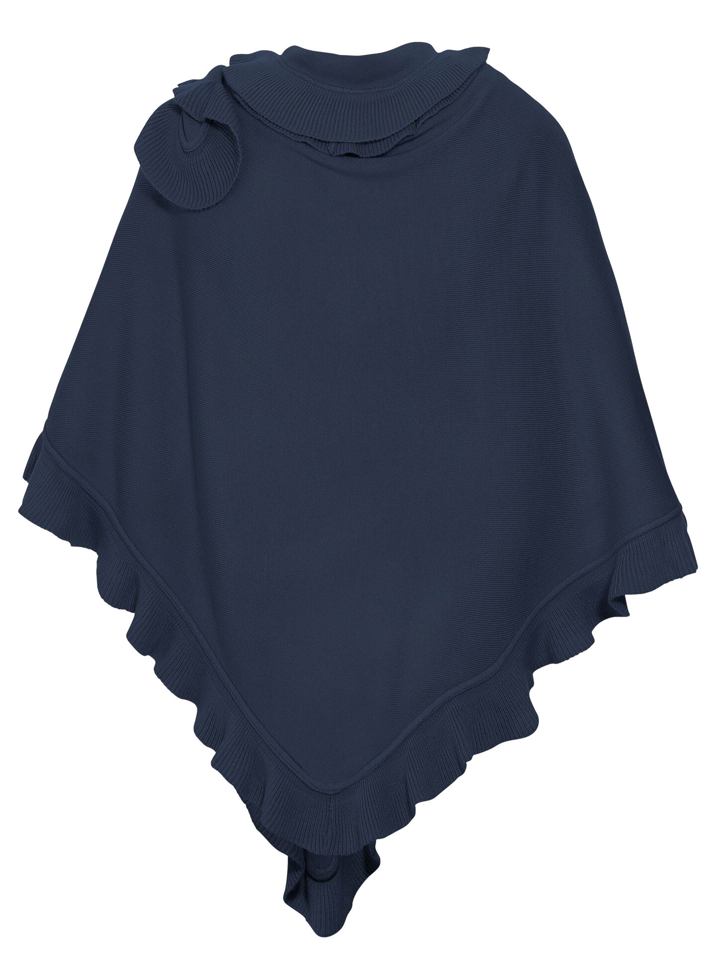 Trachtenponcho Umhang zum Dirndl Marineblau Trachtenponcho Umhang zum Dirndl Marineblau