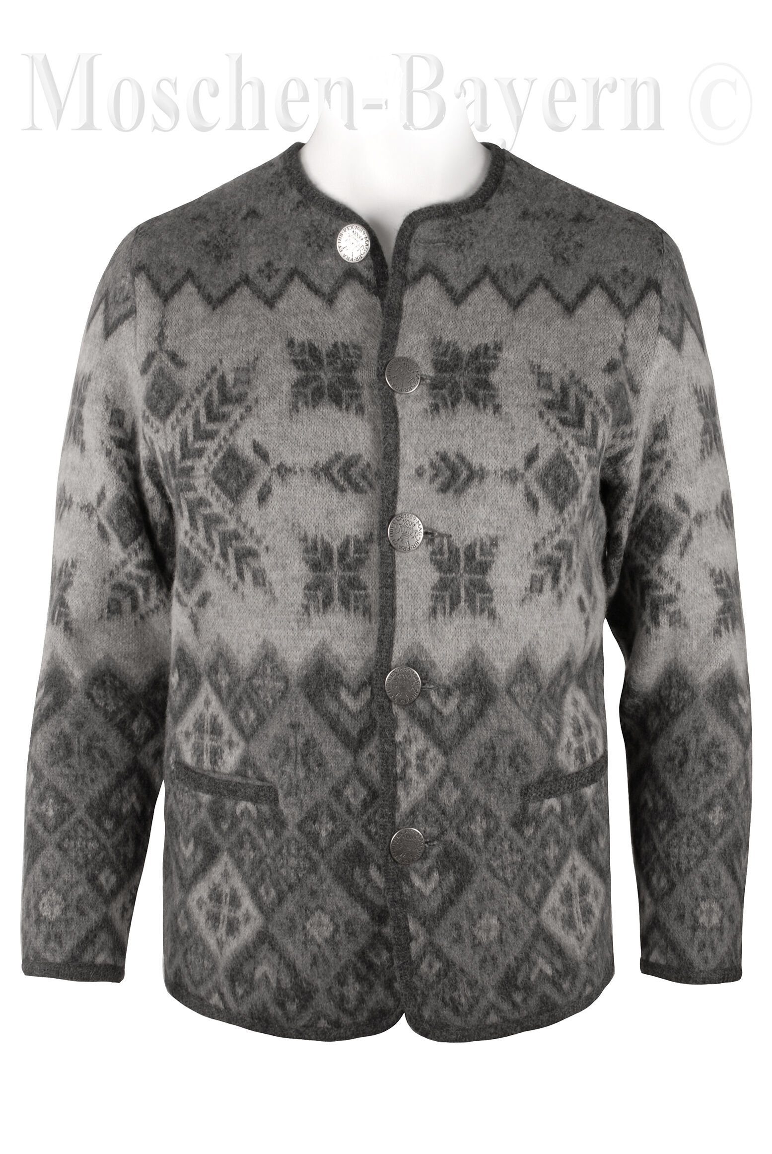 PREMIUM Trachtenstrickjacke Herren 100% Schurwolle Trachtenjanker Braun/Grün + Grau + Weinrot PREMIUM Trachtenstrickjacke Herren 100% Schurwolle Trachtenjanker Braun/Grün + Grau + Weinrot