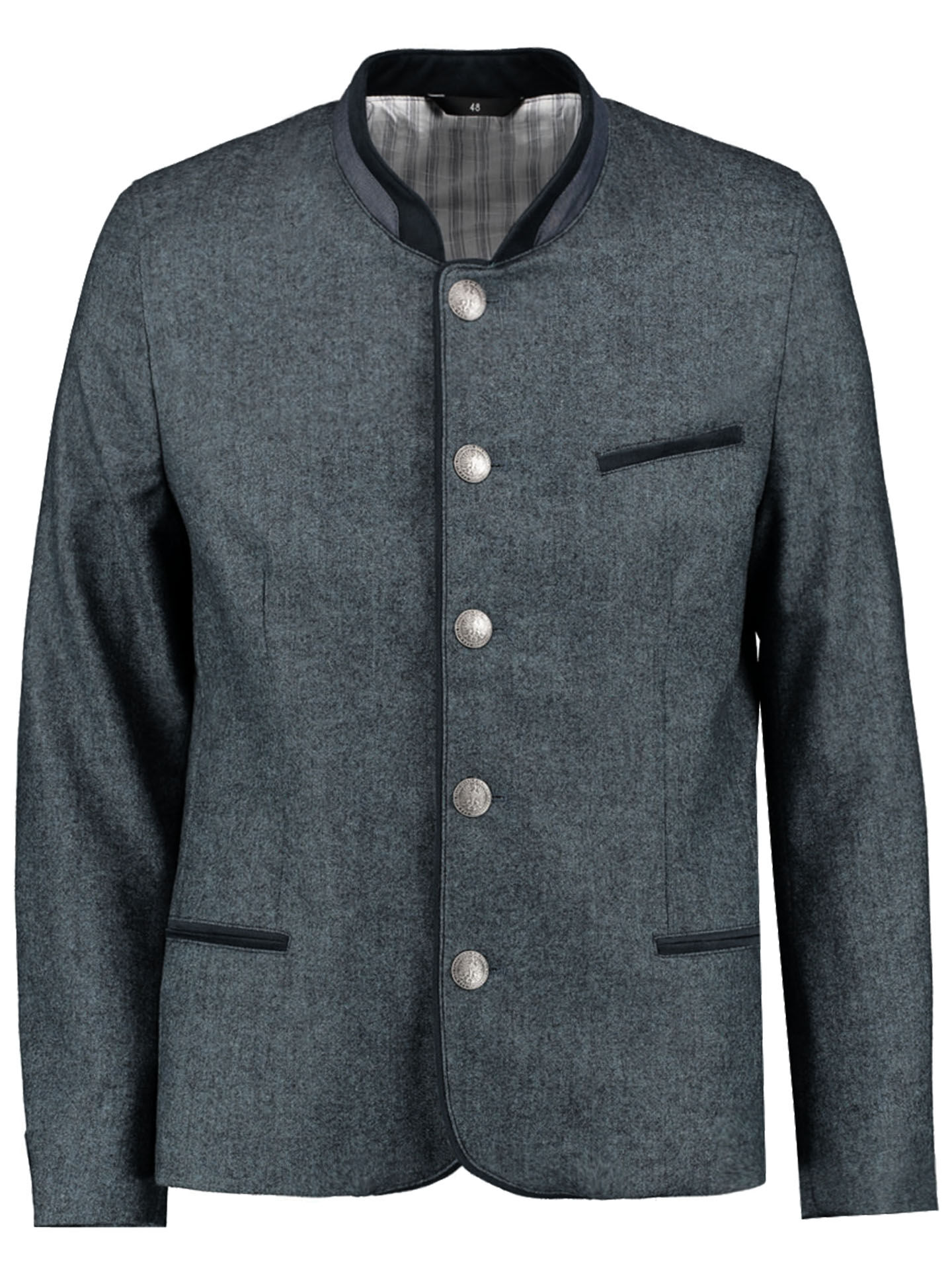 Trachtenblazer Lodenblazer Herren Sakko kurz zur Lederhose Blau Wolle Trachtenblazer Lodenblazer Herren Sakko kurz zur Lederhose Blau Wolle