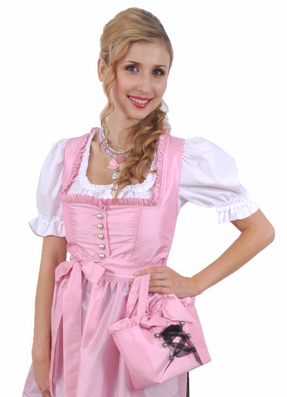 Edle Dirndltasche Wildseide Blütenstickerei - Brauttasche Hochzeit Edle Dirndltasche Wildseide Blütenstickerei - Brauttasche Hochzeit
