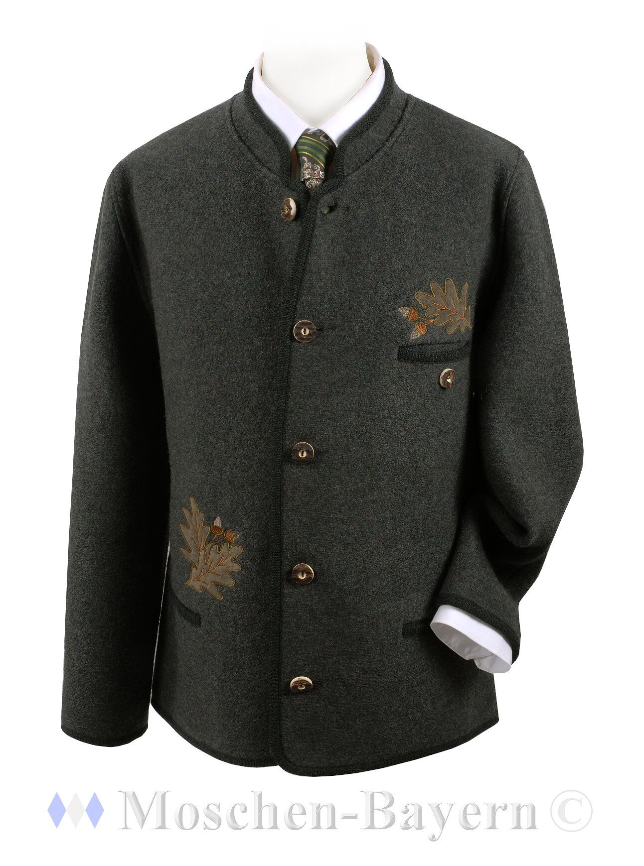 PREMIUM Trachtenjanker Walkjacke Herren Walkjanker Grün 100% Schurwolle PREMIUM Trachtenjanker Walkjacke Herren Walkjanker Grün 100% Schurwolle