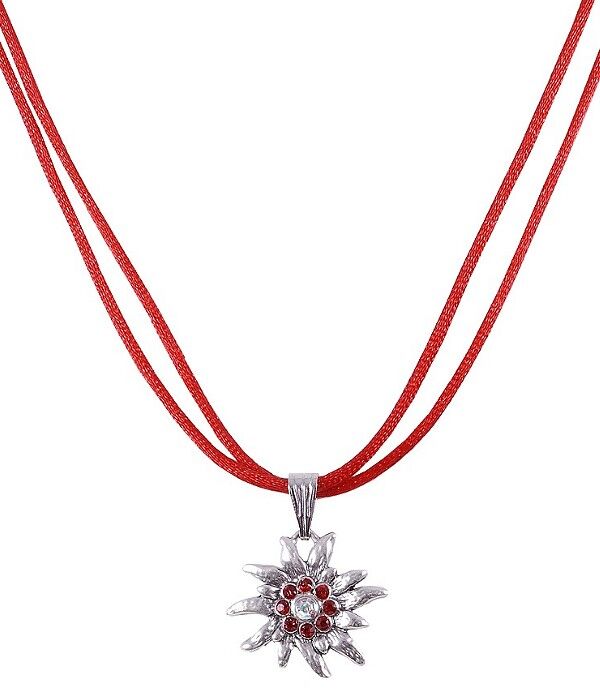 Edelweißkette-klein Rot Kirsche Edelweißkette-klein Rot Kirsche