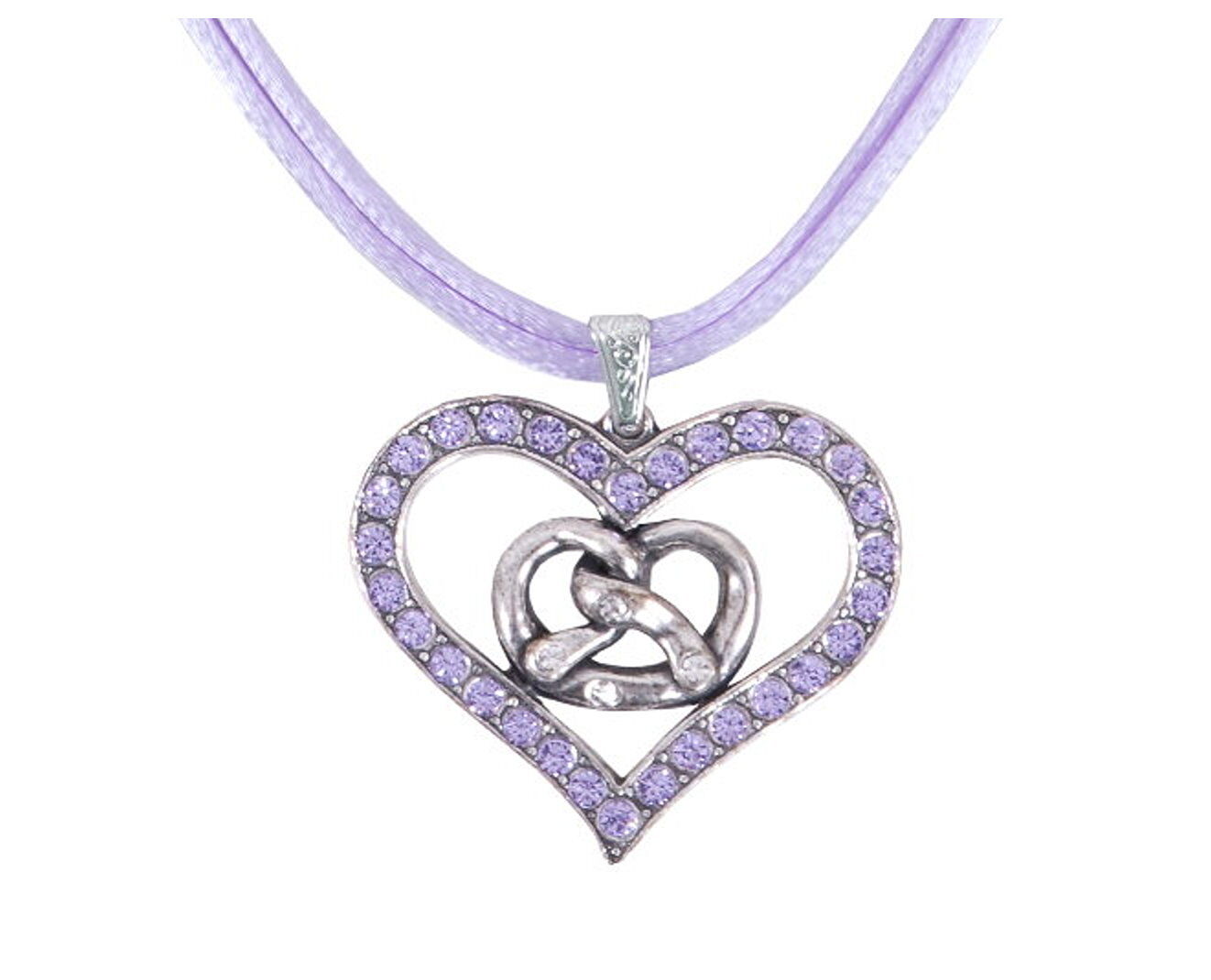 Trachtenkette Herz Breze Swarovski Kristall