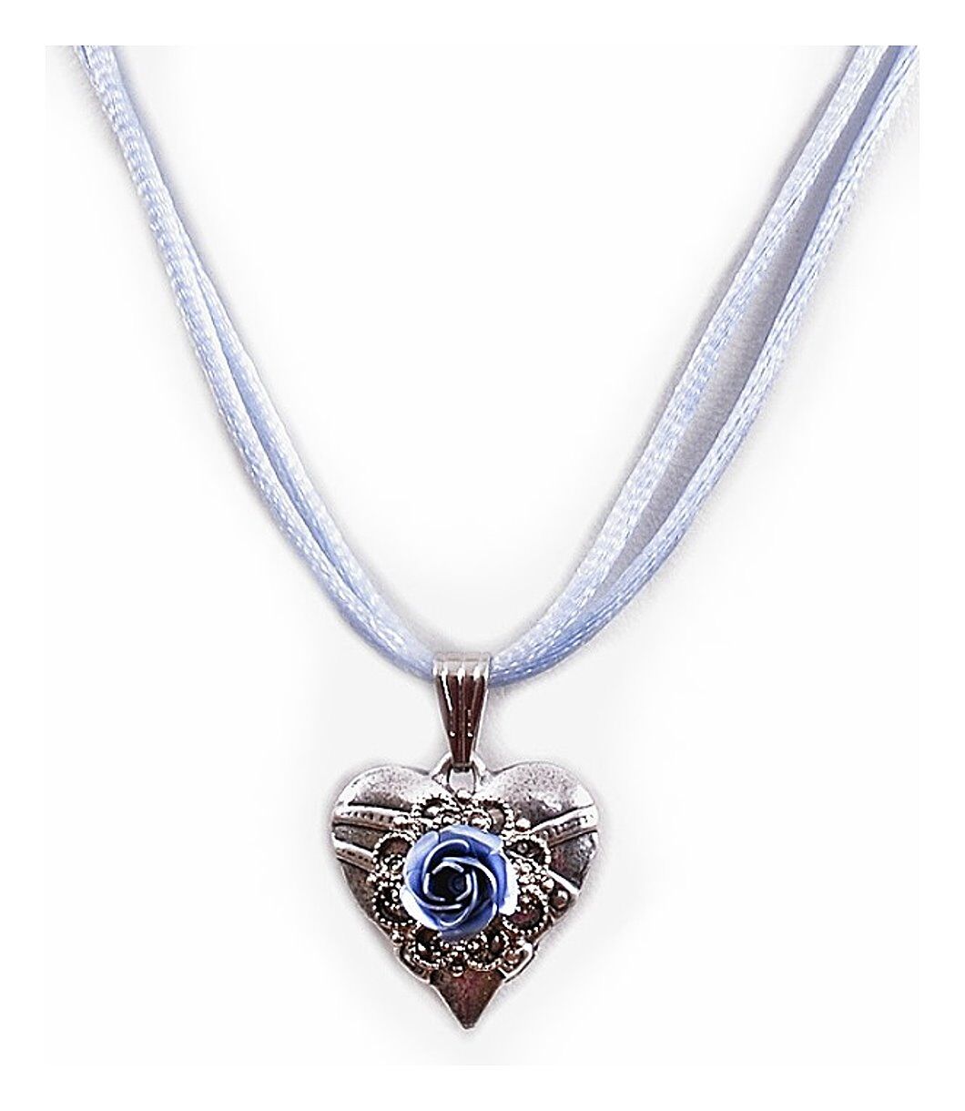 Trachtenkette Herz mit Rose Trachtenkette Herz mit Rose