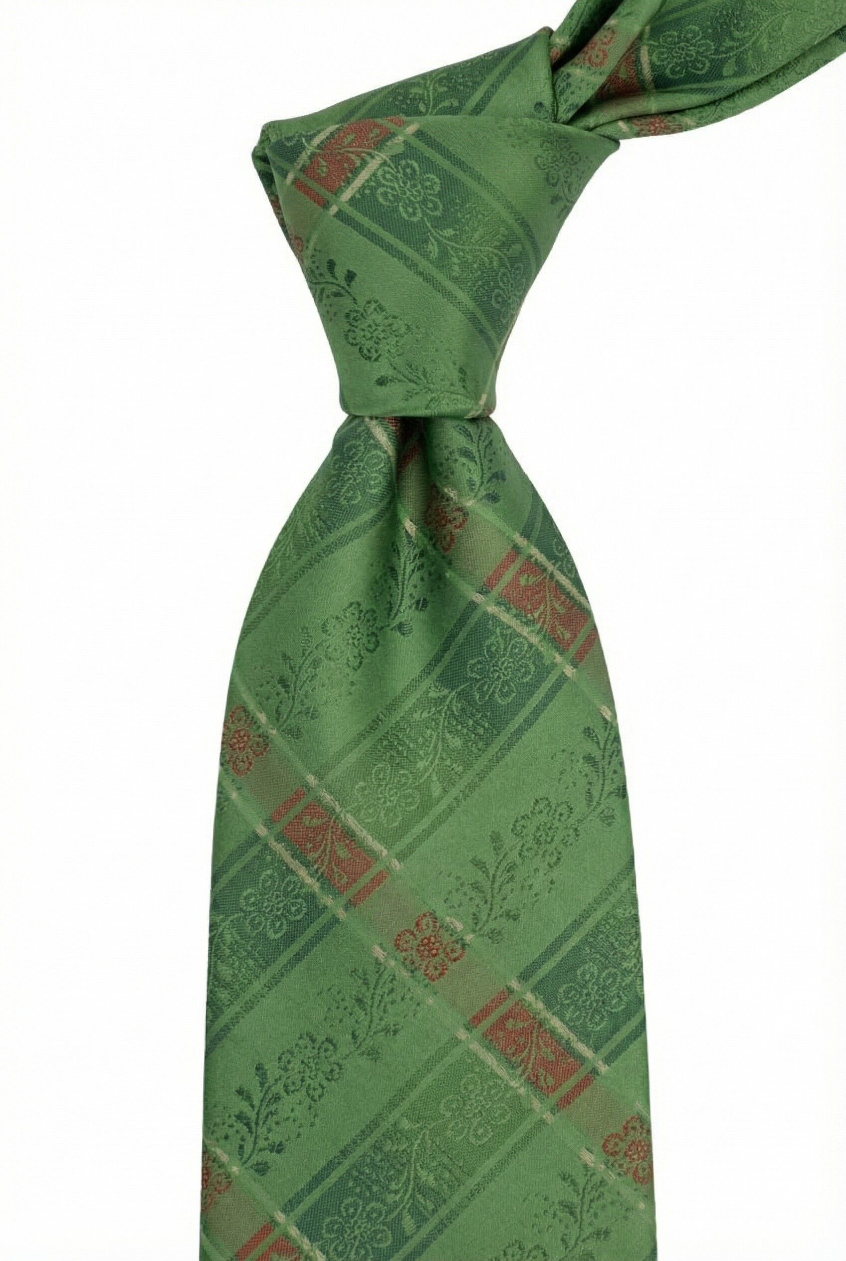 Trachtenkrawatte 100% Seide Grün