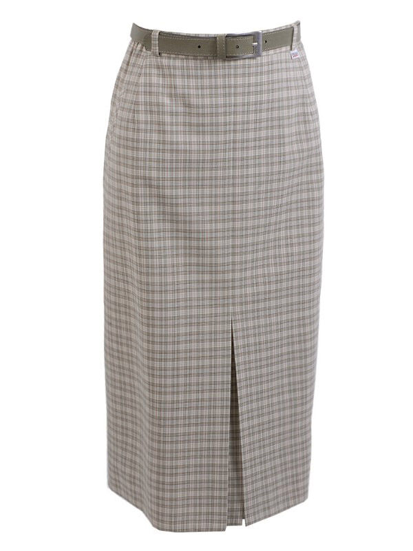 Trachtenrock Damen klassischer Damenrock Kniebedeckt Beige-Grün Trachtenrock Damen klassischer Damenrock Kniebedeckt Beige-Grün