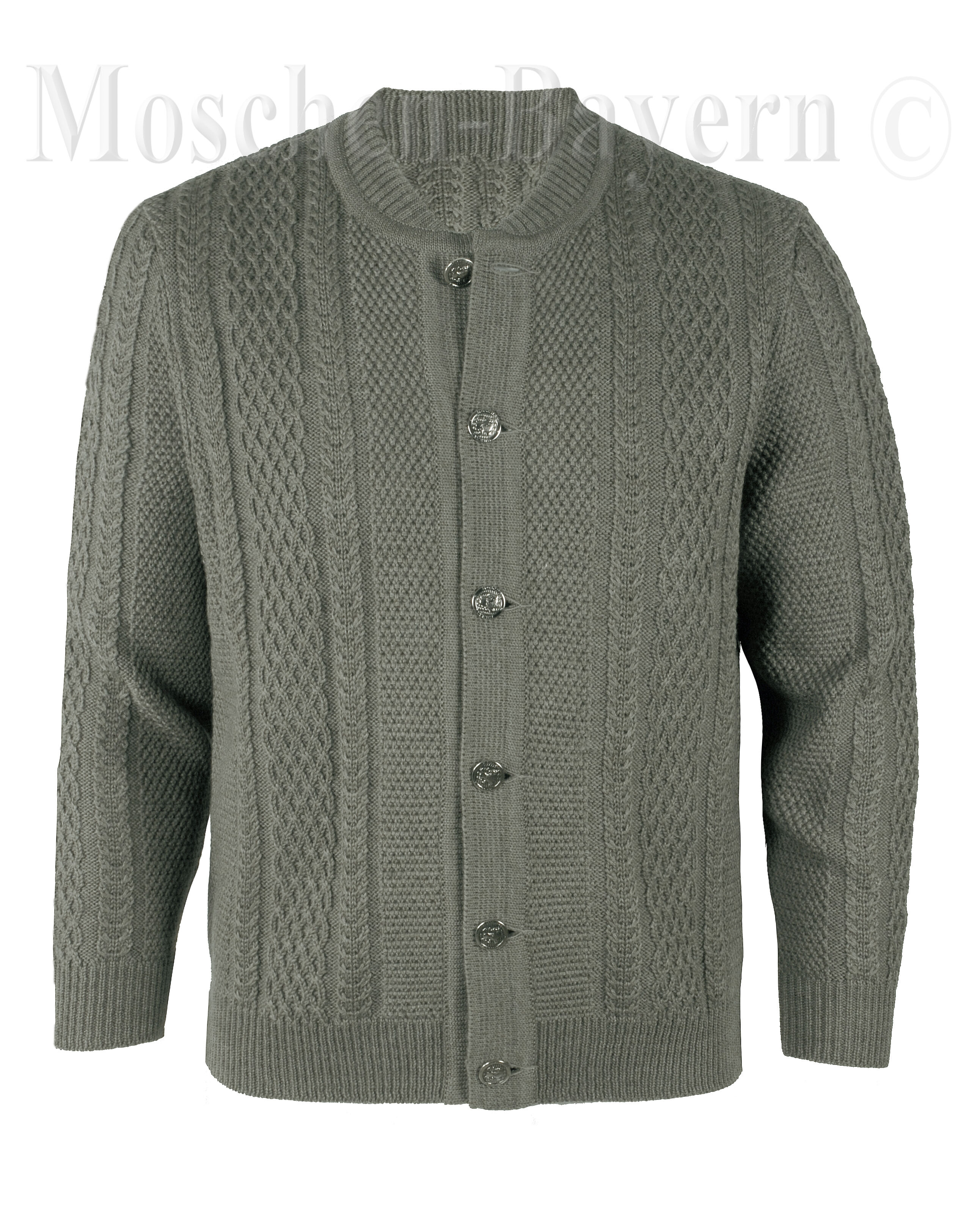 PREMIUM Trachtenstrickjacke Herren 100% Schurwolle Trachtenjanker Jagd Grün + Beige PREMIUM Trachtenstrickjacke Herren 100% Schurwolle Trachtenjanker Jagd Grün + Beige