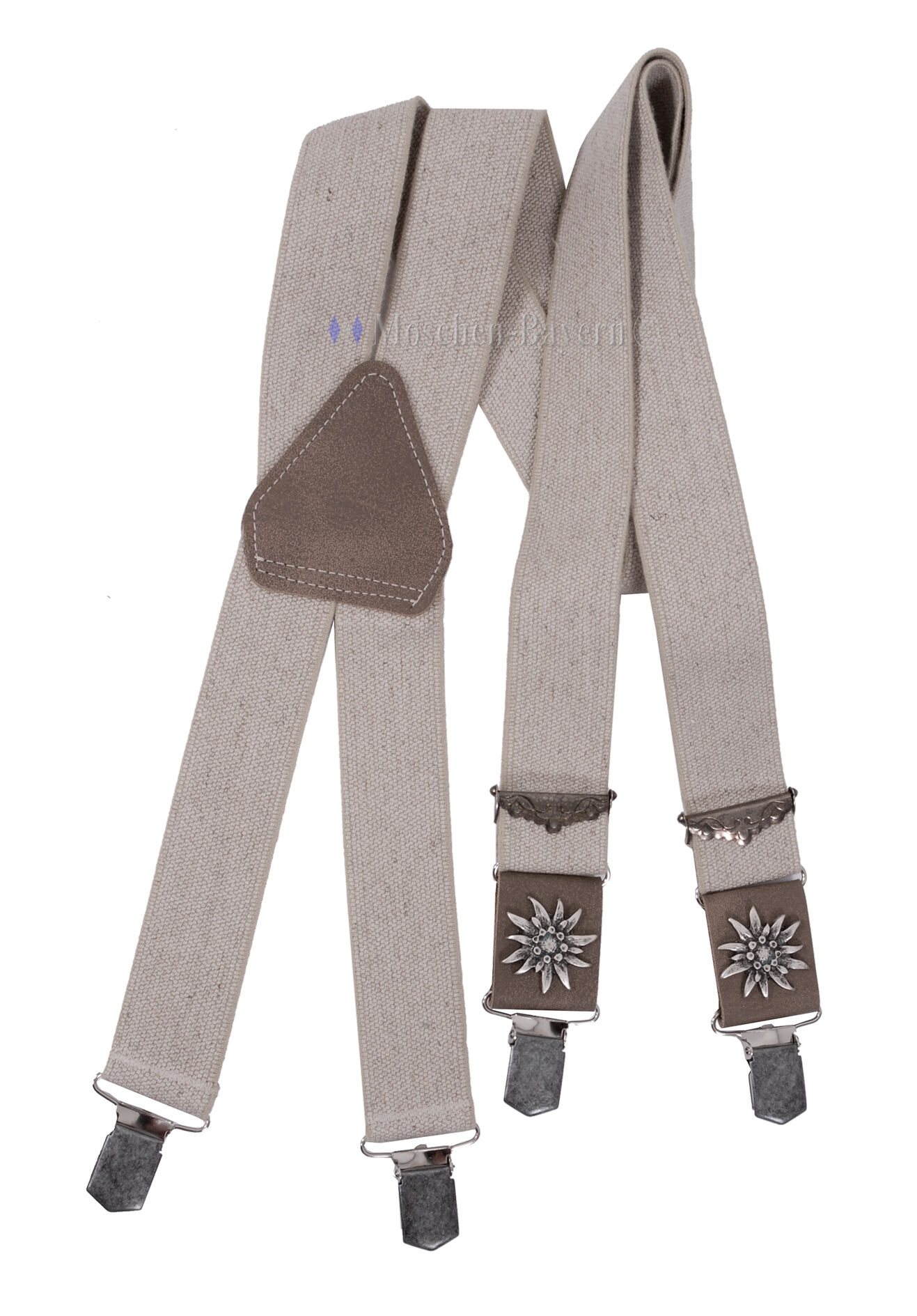 Hosenträger Jagdmotiv Beige-Braun Hosenträger Jagdmotiv Beige-Braun