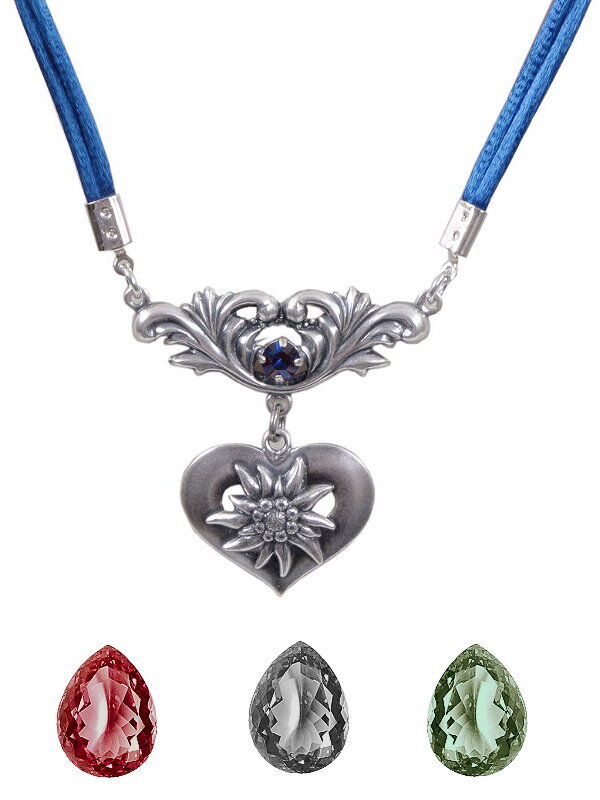 Edelweißkette Alpenherzerl Edelweißkette Alpenherzerl