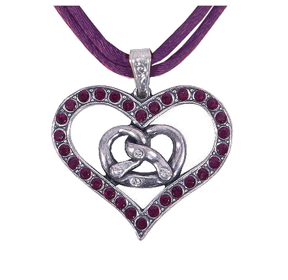 Trachtenkette Herz Breze Swarovski Kristall