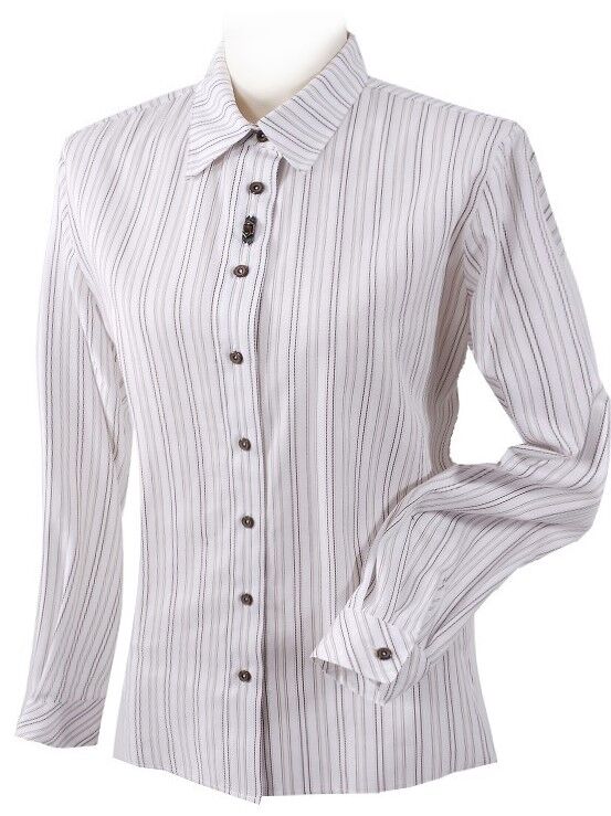 Trachtenbluse Damen Langarm Jagd-Stil Stickerei Beige Trachtenbluse Damen Langarm Jagd-Stil Stickerei Beige
