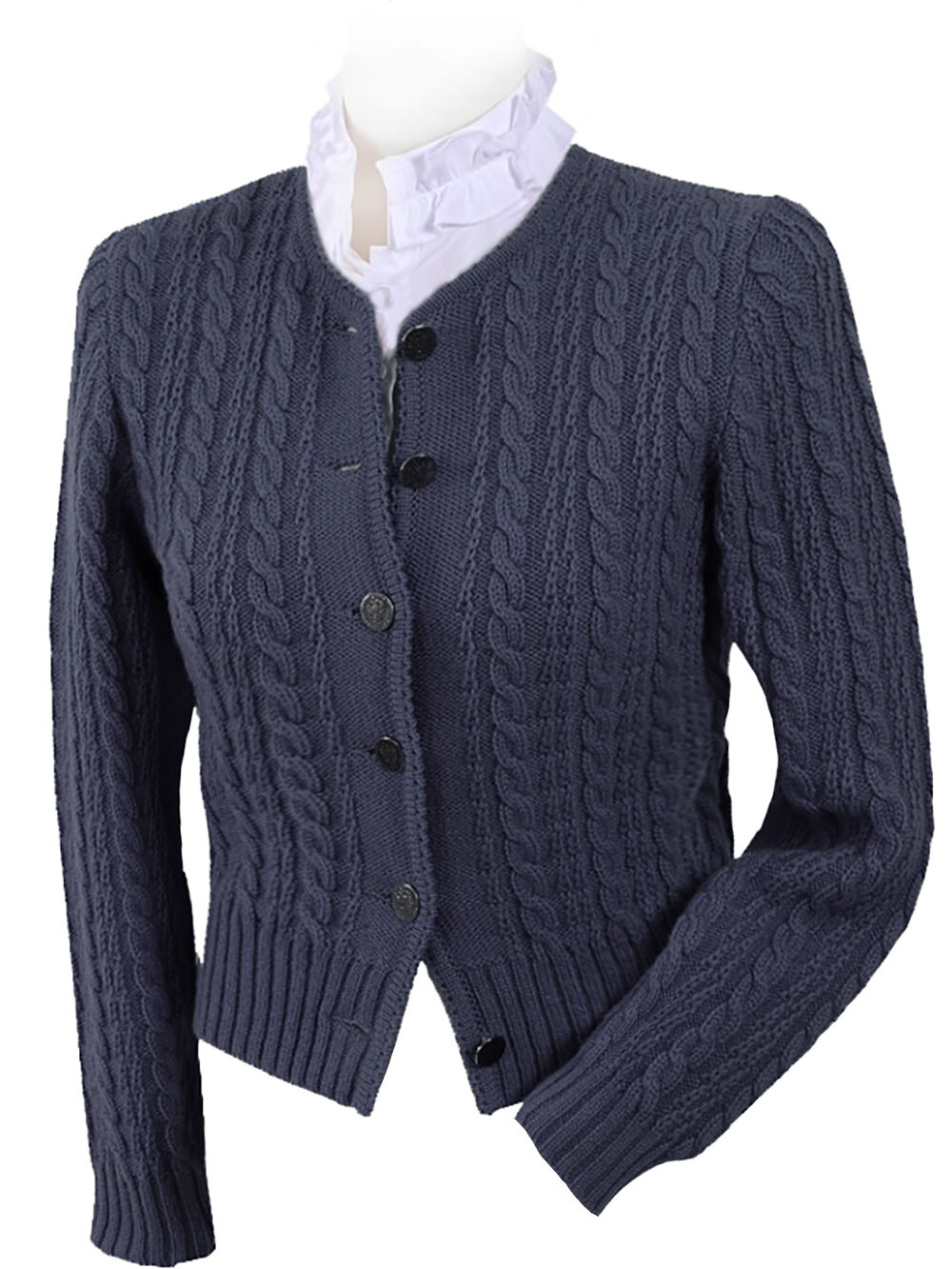 Trachtenstrickjacke Damen Dirndljacke MERINO SCHURWOLLE Blau Trachtenstrickjacke Damen Dirndljacke MERINO SCHURWOLLE Blau