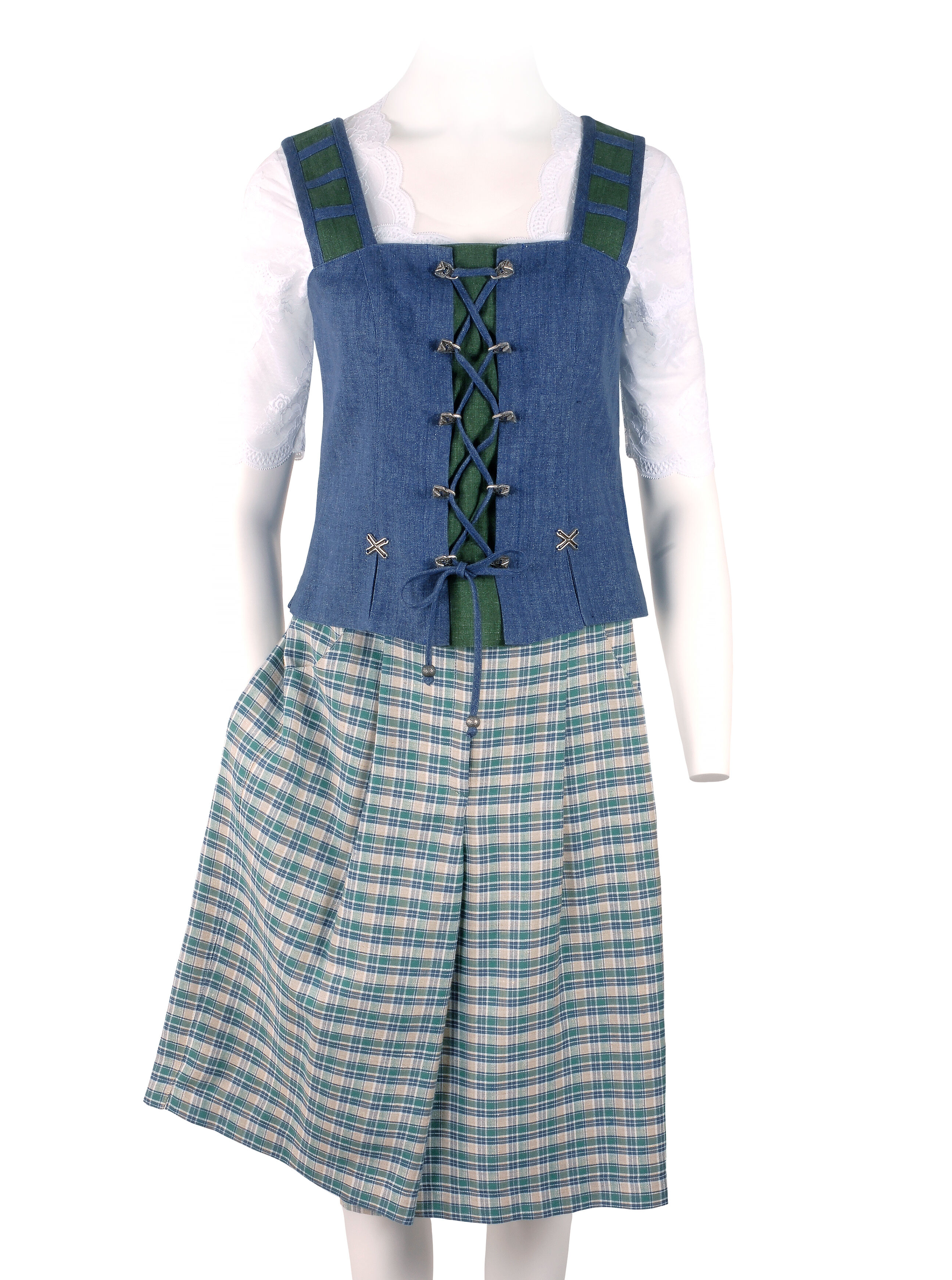 Trachtenmieder + Trachtenhose - Ensemble 100% Leinen Trachtenmieder + Trachtenhose - Ensemble 100% Leinen