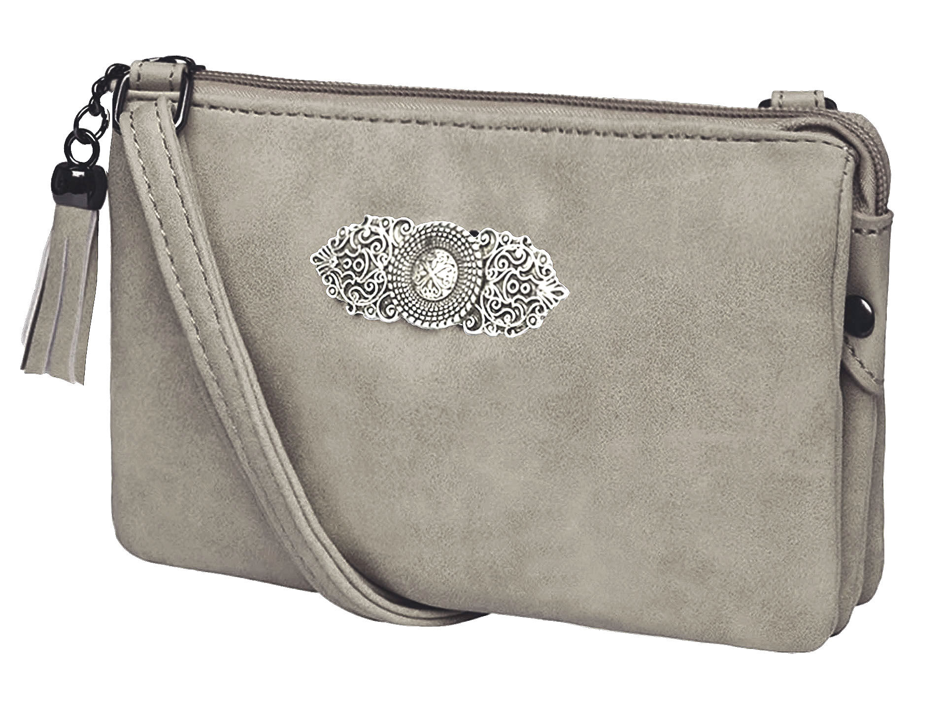 Trachtentasche - Dirndltasche Alpsee klein - Hellgrau