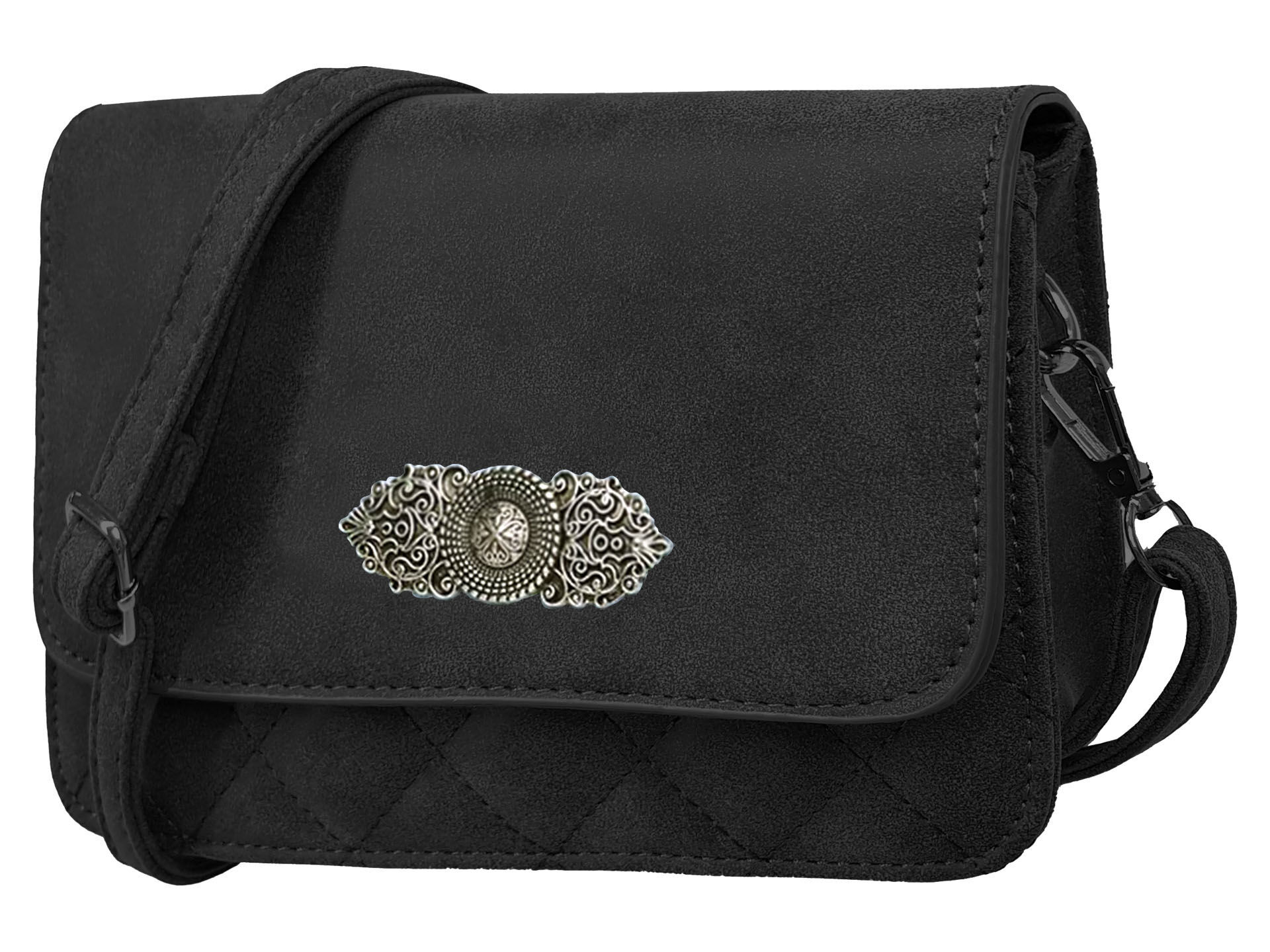 Trachtentasche - Dirndltasche Ornament Schwarz Trachtentasche - Dirndltasche Ornament Schwarz