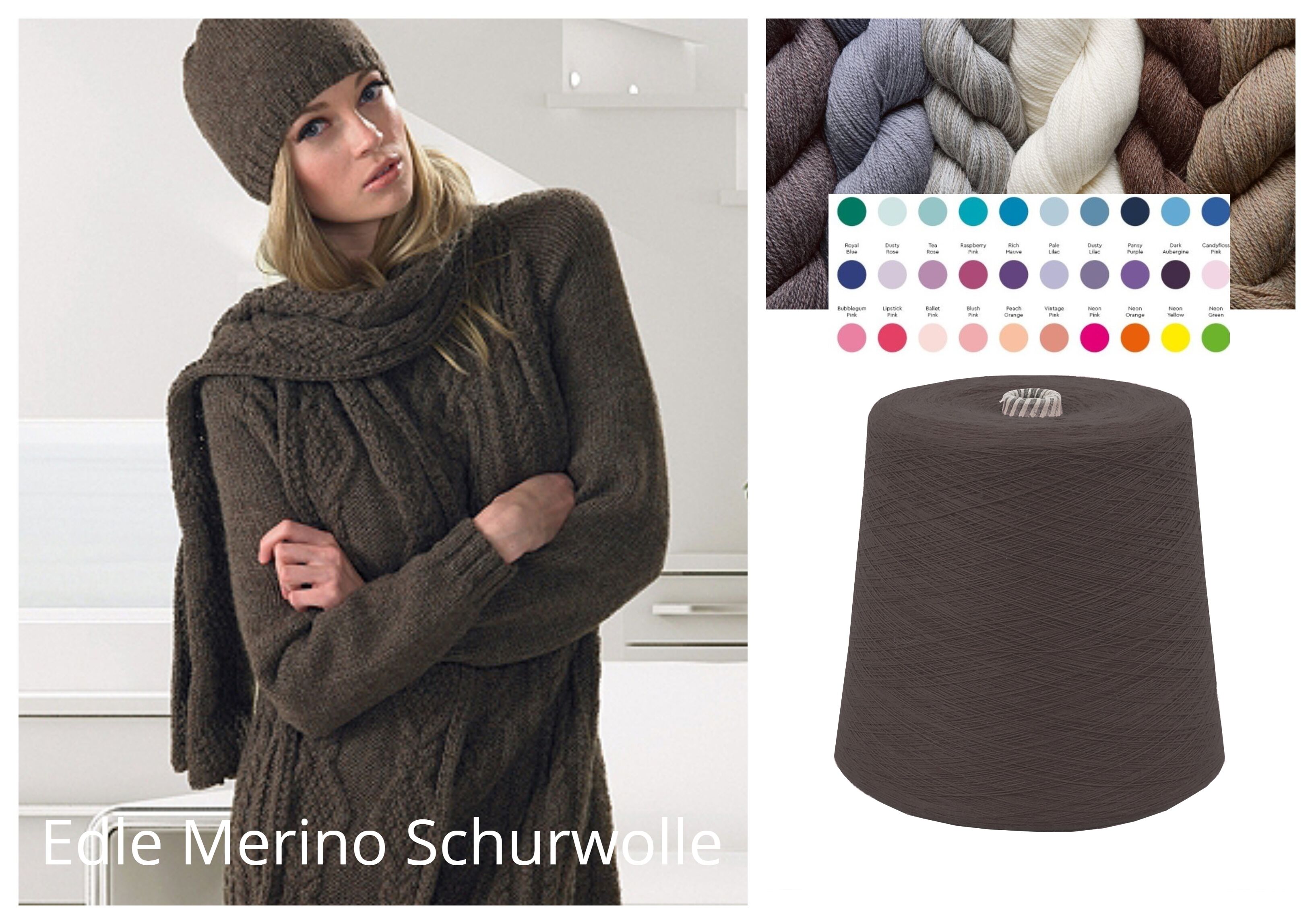 WOLLE zum STRICKEN MERINO-SCHURWOLLE 1 KG Konen/1000 Gramm Braun Dunkelbraun WOLLE zum STRICKEN MERINO-SCHURWOLLE 1 KG Konen/1000 Gramm Braun Dunkelbraun