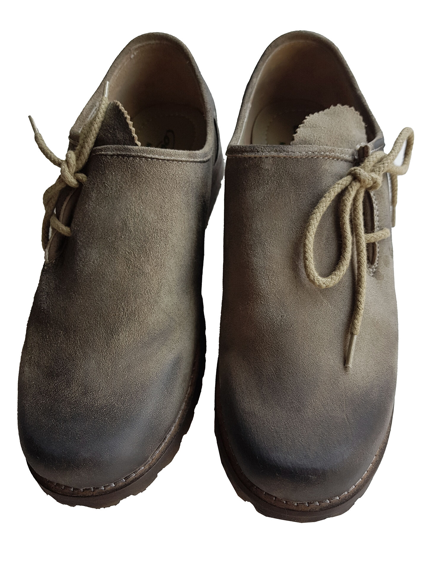 Trachtenschuhe Herren Haferlschuhe Stein-Grau-Antik 