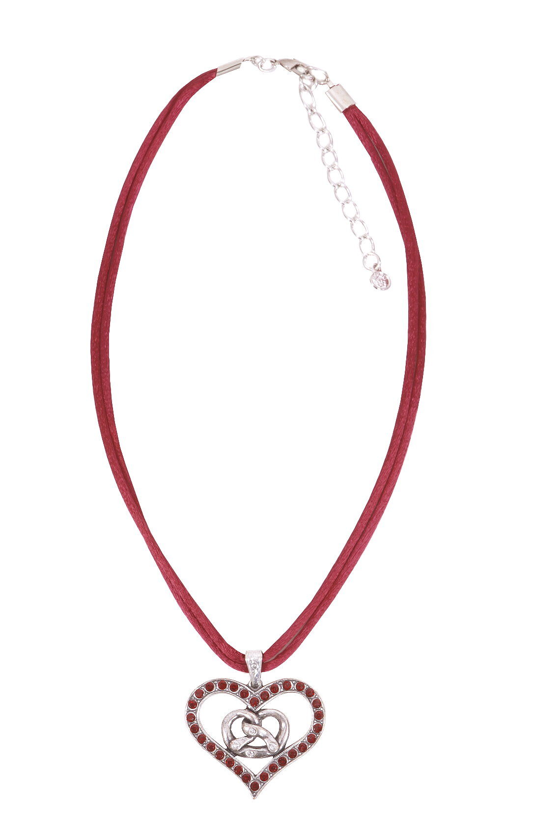 Trachtenkette Herz Breze Swarovski Kristall