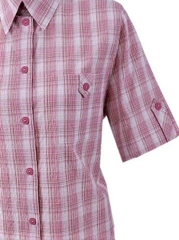 Trachtenbluse Damen Kurzarm Lang zur Jeans kariert Rot Trachtenbluse Damen Kurzarm Lang zur Jeans kariert Rot