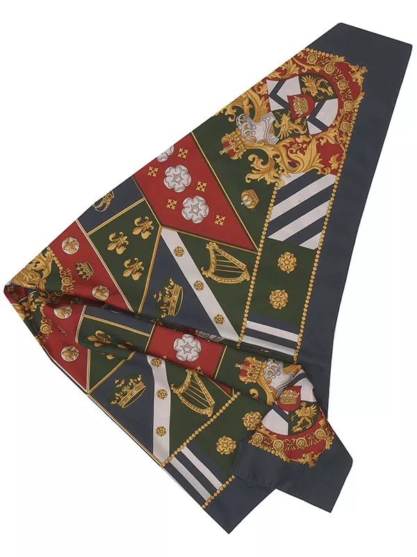 Trachtentuch Schultertuch Blau Bunt Heraldic Trachtentuch Schultertuch Blau Bunt Heraldic