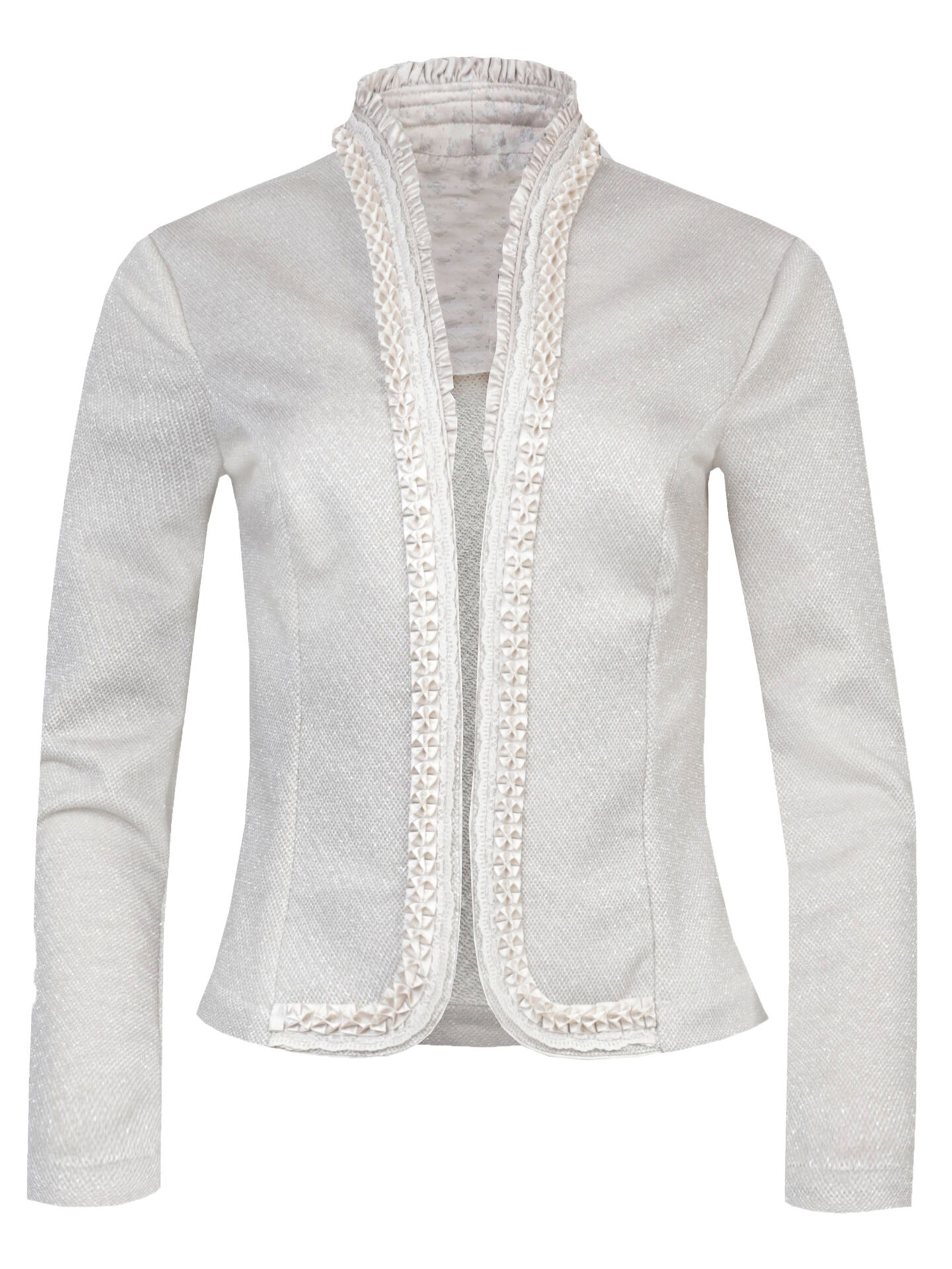 Trachtenjacke Damen - kurze Dirndljacke festlich Beige Trachtenjacke Damen - kurze Dirndljacke festlich Beige