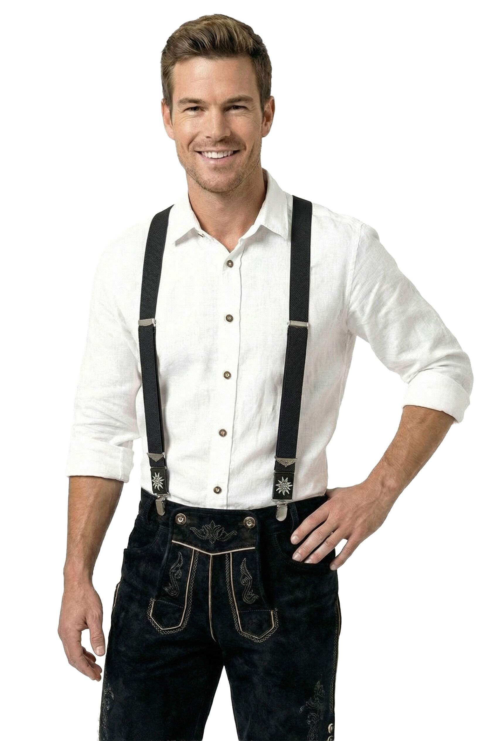 Hosenträger Edelweiß