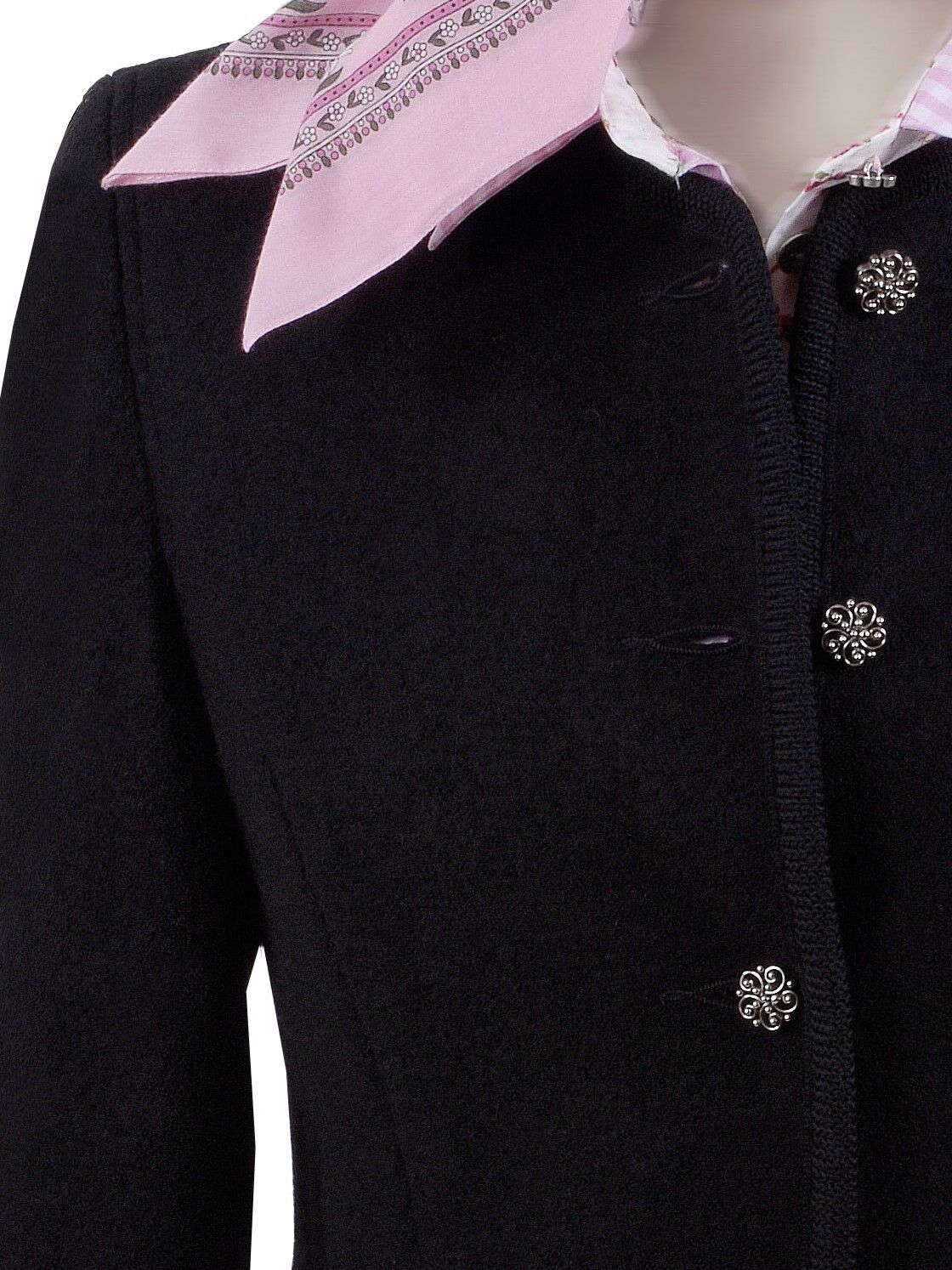 PREMIUM Trachtenjacke Damen Walkjanker SCHURWOLLE festlich Schwarz PREMIUM Trachtenjacke Damen Walkjanker SCHURWOLLE festlich Schwarz