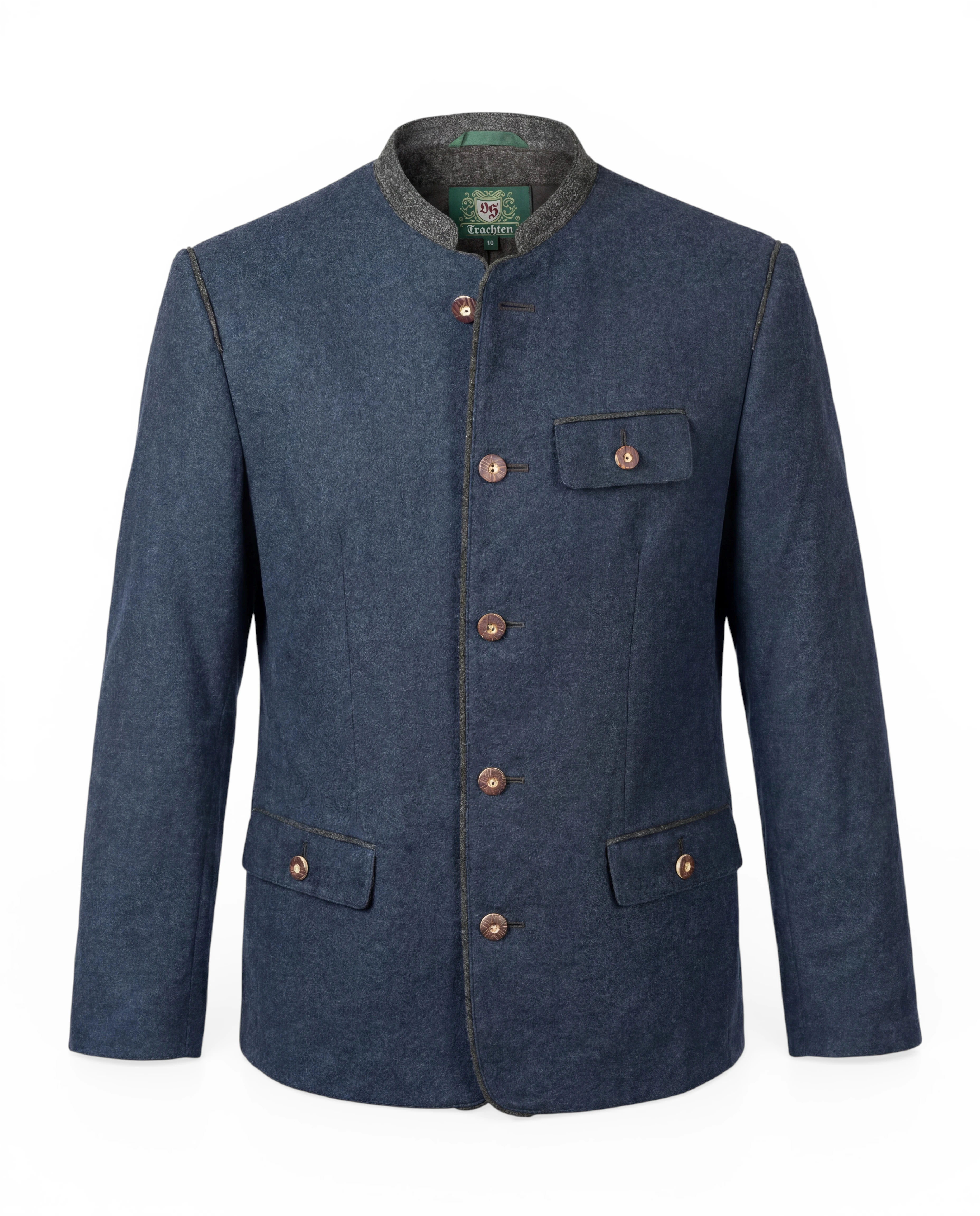 Trachtenjanker Anton – Herren Trachtenblazer in Marineblau aus Wollmix