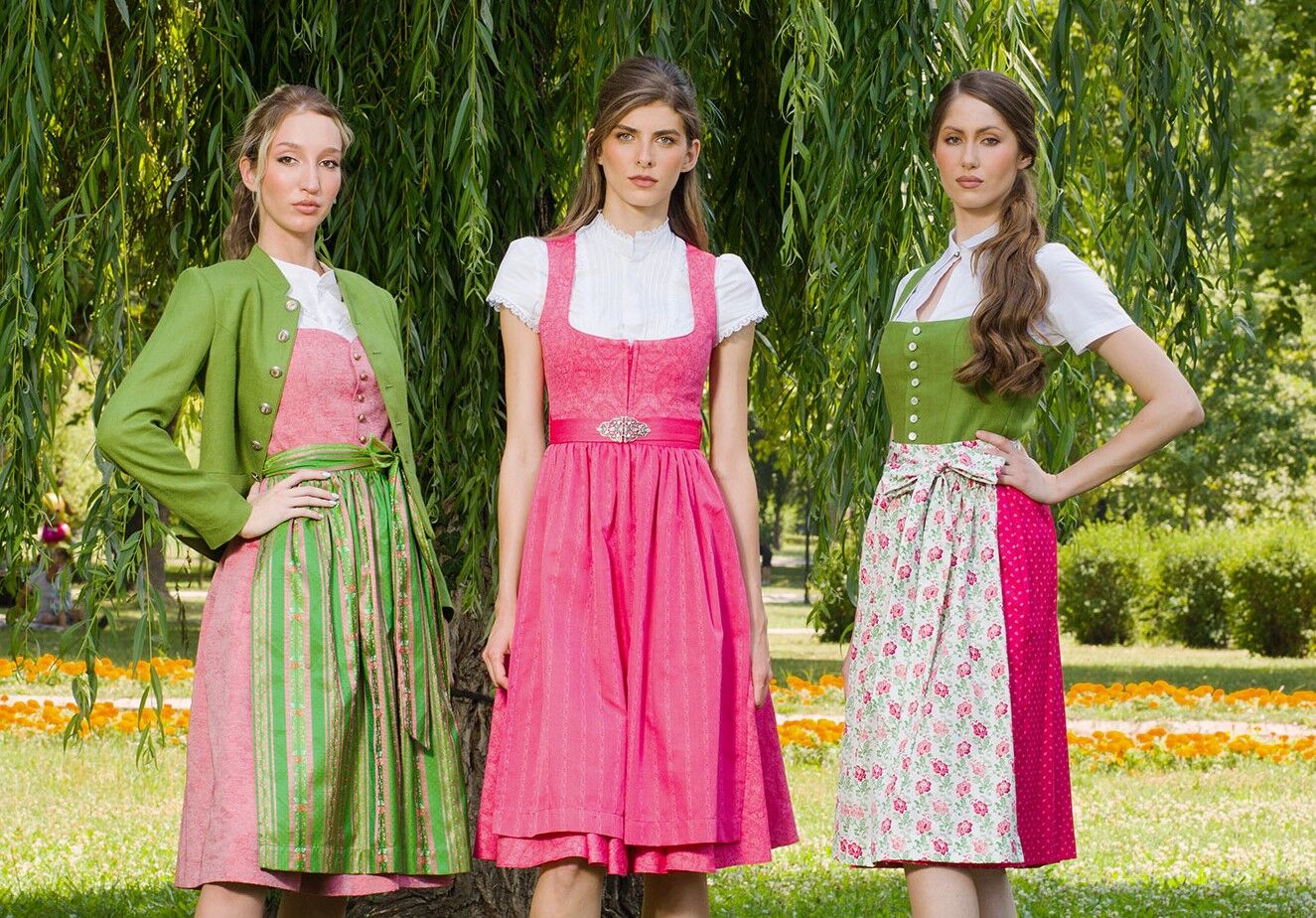 Schöne Dirndl - edle Stoffe - frische Farben Schöne Dirndl - edle Stoffe - frische Farben