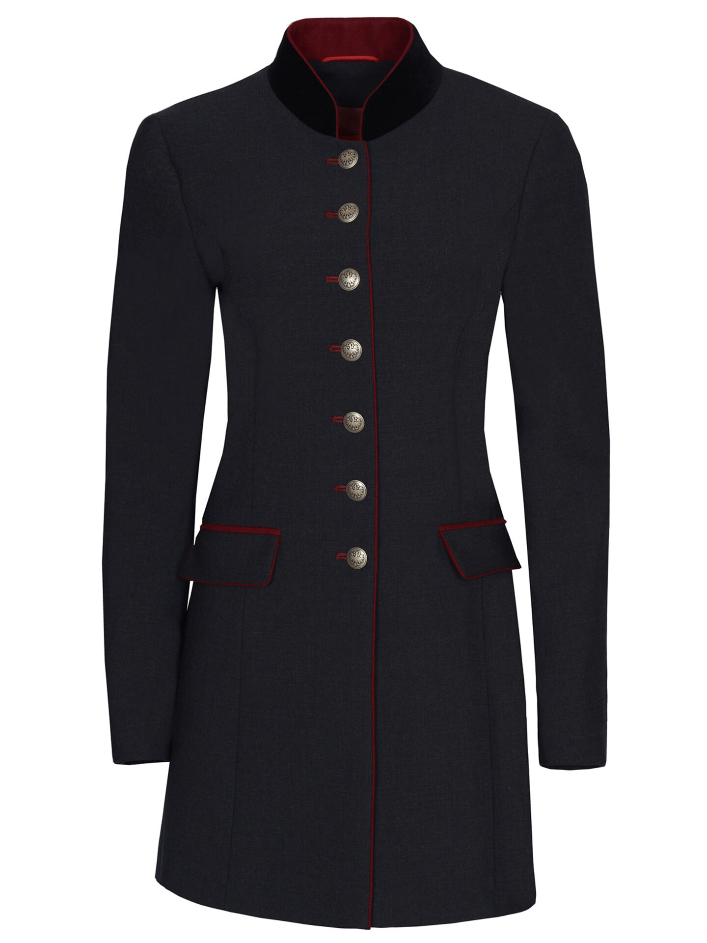 PREMIUM Trachtenblazer Gehrock Damen "LANG" Anthrazit-Schwarz FESTLICH PREMIUM Trachtenblazer Gehrock Damen "LANG" Anthrazit-Schwarz FESTLICH