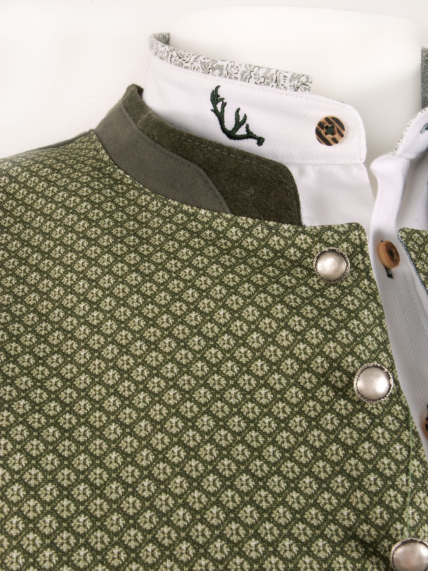 PREMIUM Trachtenweste Herren Hochzeits-Gilet Grün FESTLICH PREMIUM Trachtenweste Herren Hochzeits-Gilet Grün FESTLICH