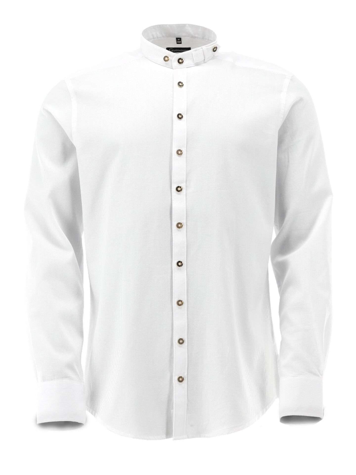 Trachtenhemd Herren Weiß Stehkragen SLIM FIT Trachtenhemd Herren Weiß Stehkragen SLIM FIT