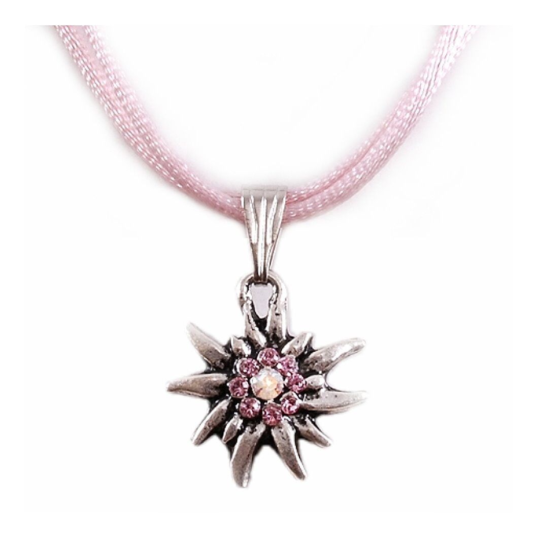Edelweißkette-klein Rosa Hellrosa Edelweißkette-klein Rosa Hellrosa
