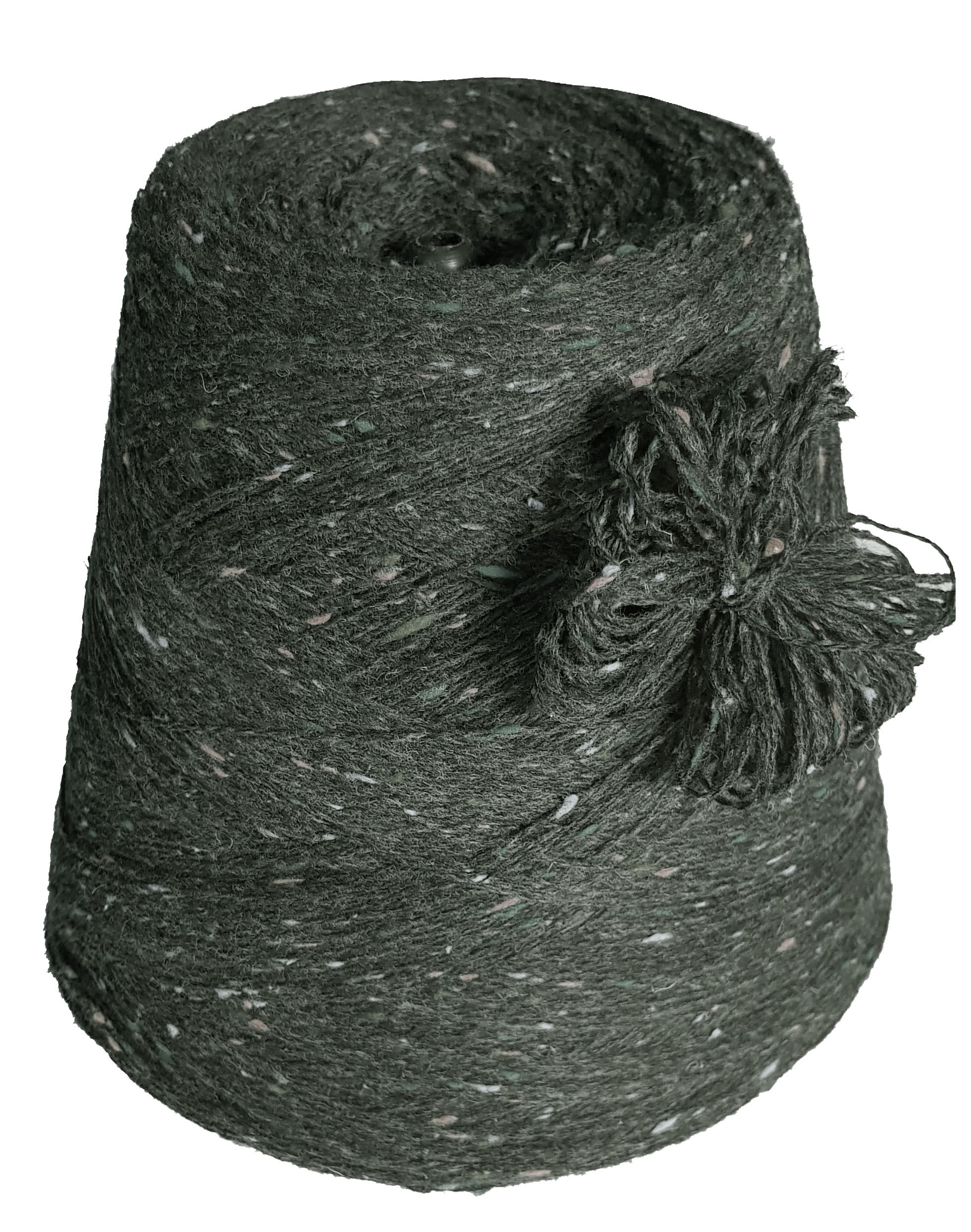 PREMIUM STRICKWOLLE - SCHURWOLLE-TWEED - 1 KG Konen/1000 Gramm  Grün/Natur PREMIUM STRICKWOLLE - SCHURWOLLE-TWEED - 1 KG Konen/1000 Gramm  Grün/Natur