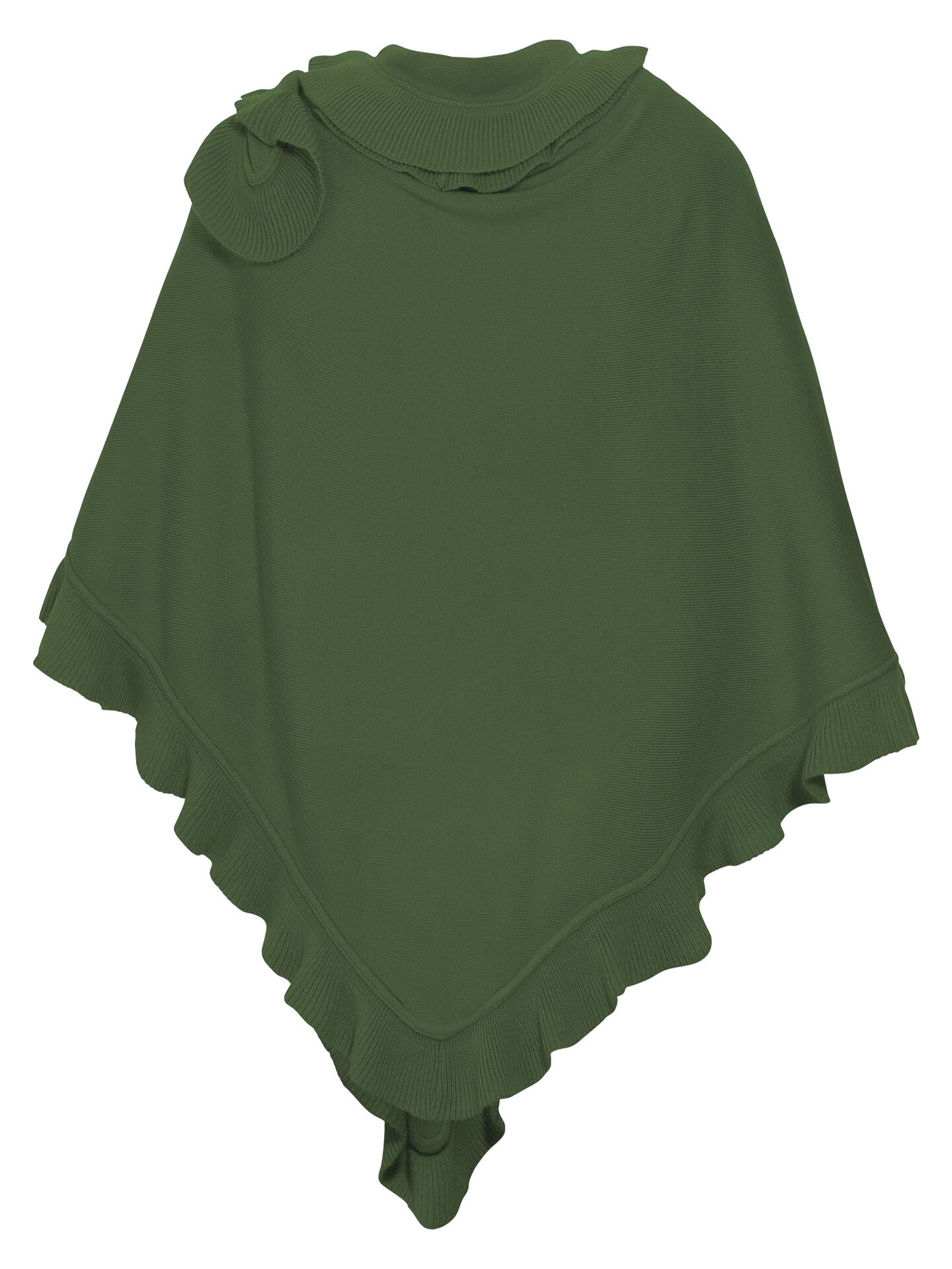 Trachtenponcho Strick-Umhang zum Dirndl