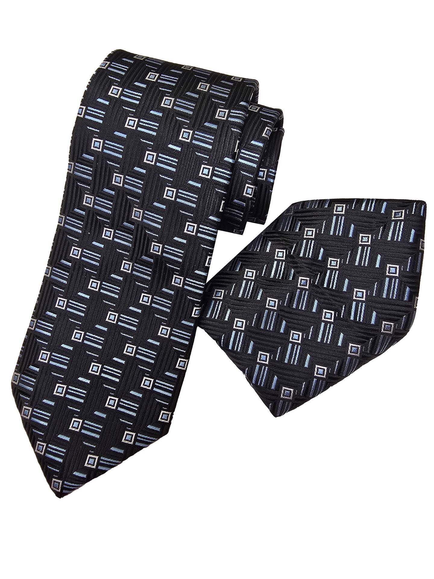Trachtenkrawatte Paisley 100% Seide 2-tlg. Set festlich + Einstecktuch 