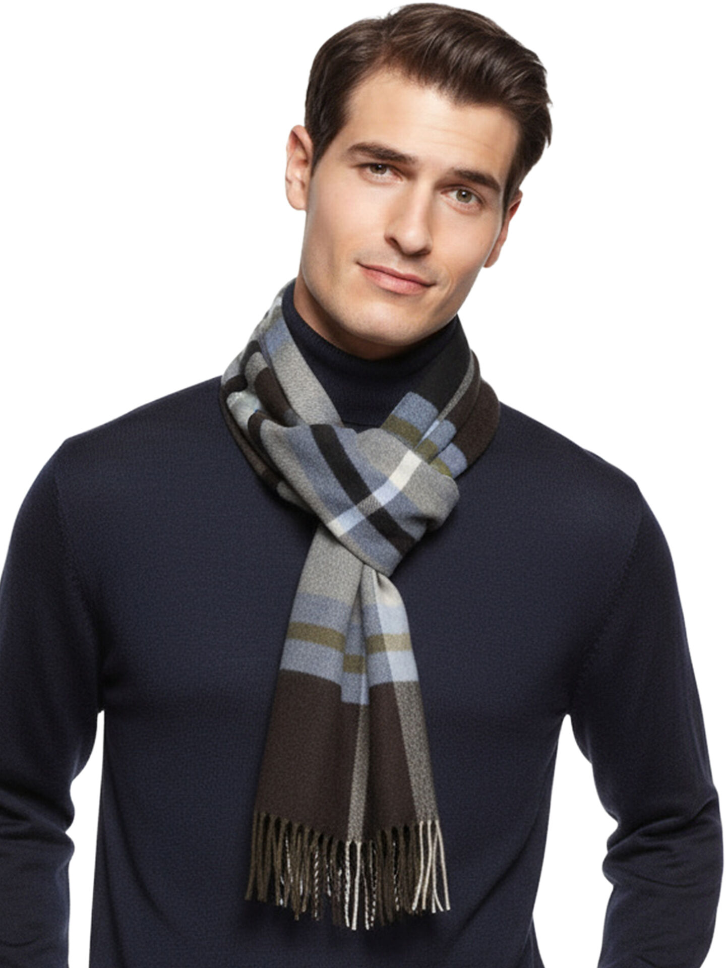 Karoschal Herren Winterschal Wolle/Viskose