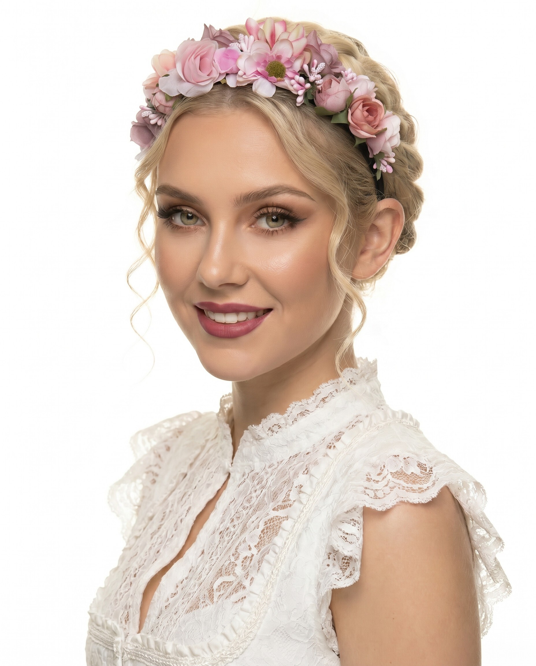 Blumenkranz Dirndl & Trachtenhut kaufen – Haarschmuck & Haarreifen