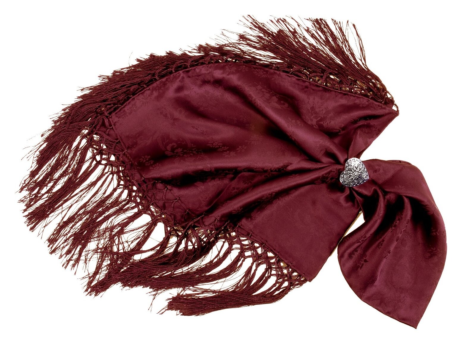 Trachtentuch Dirndltuch Seidentuch 100% Seide Silk Scarf