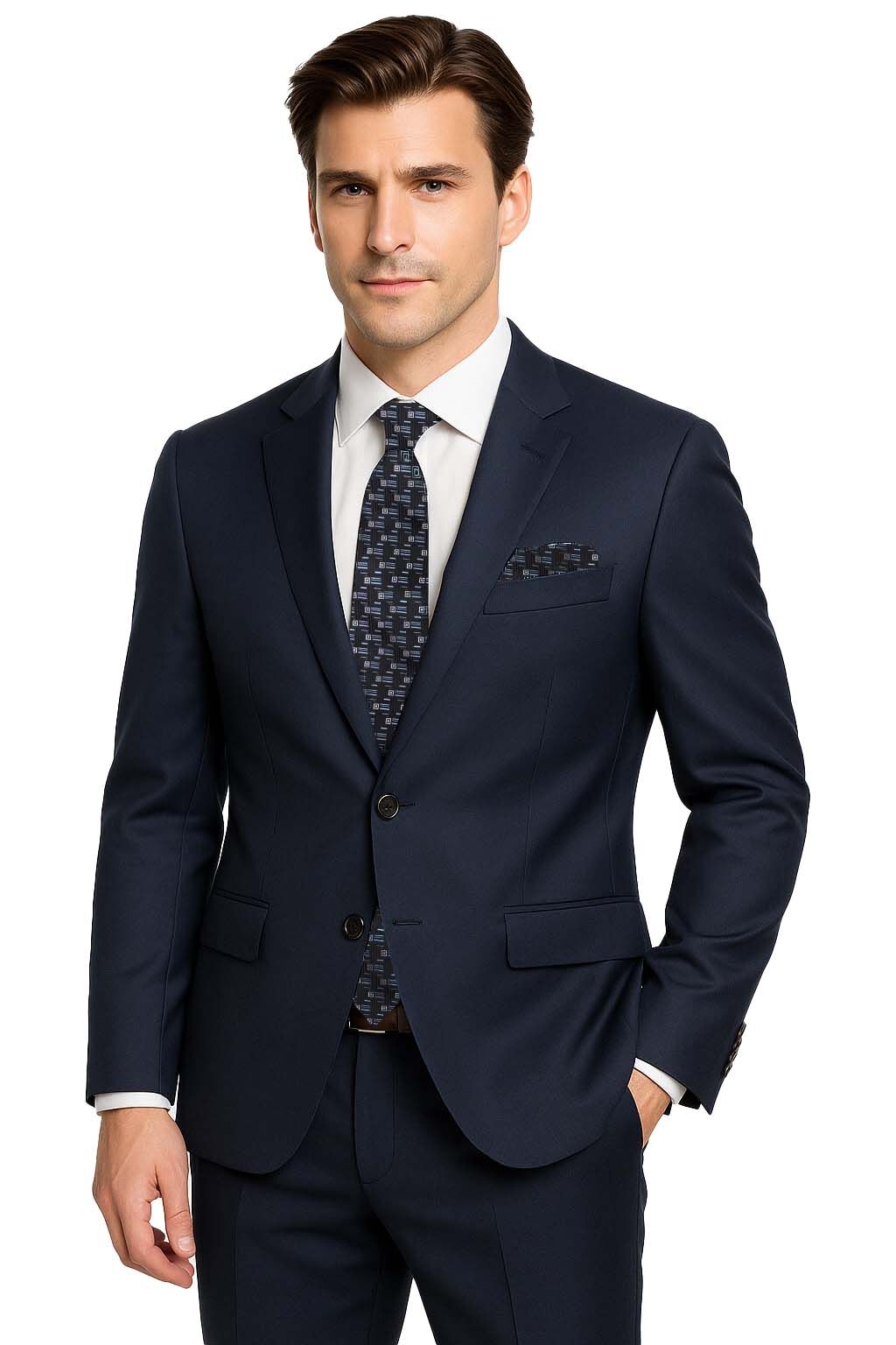 Trachtenkrawatte Paisley 100% Seide 2-tlg. Set festlich + Einstecktuch 