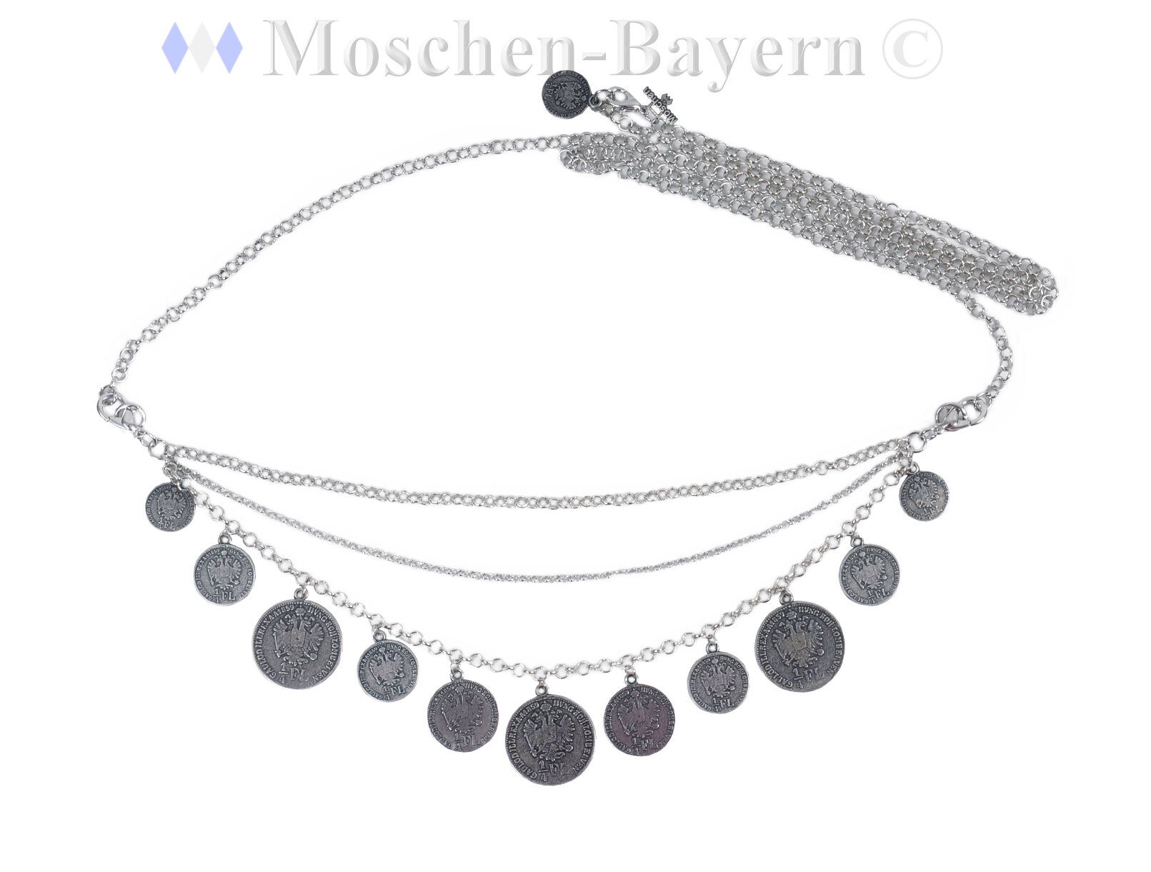 Dirndlgürtel-Schürzengürtel Münzen Charivari Dirndlgürtel-Schürzengürtel Münzen Charivari