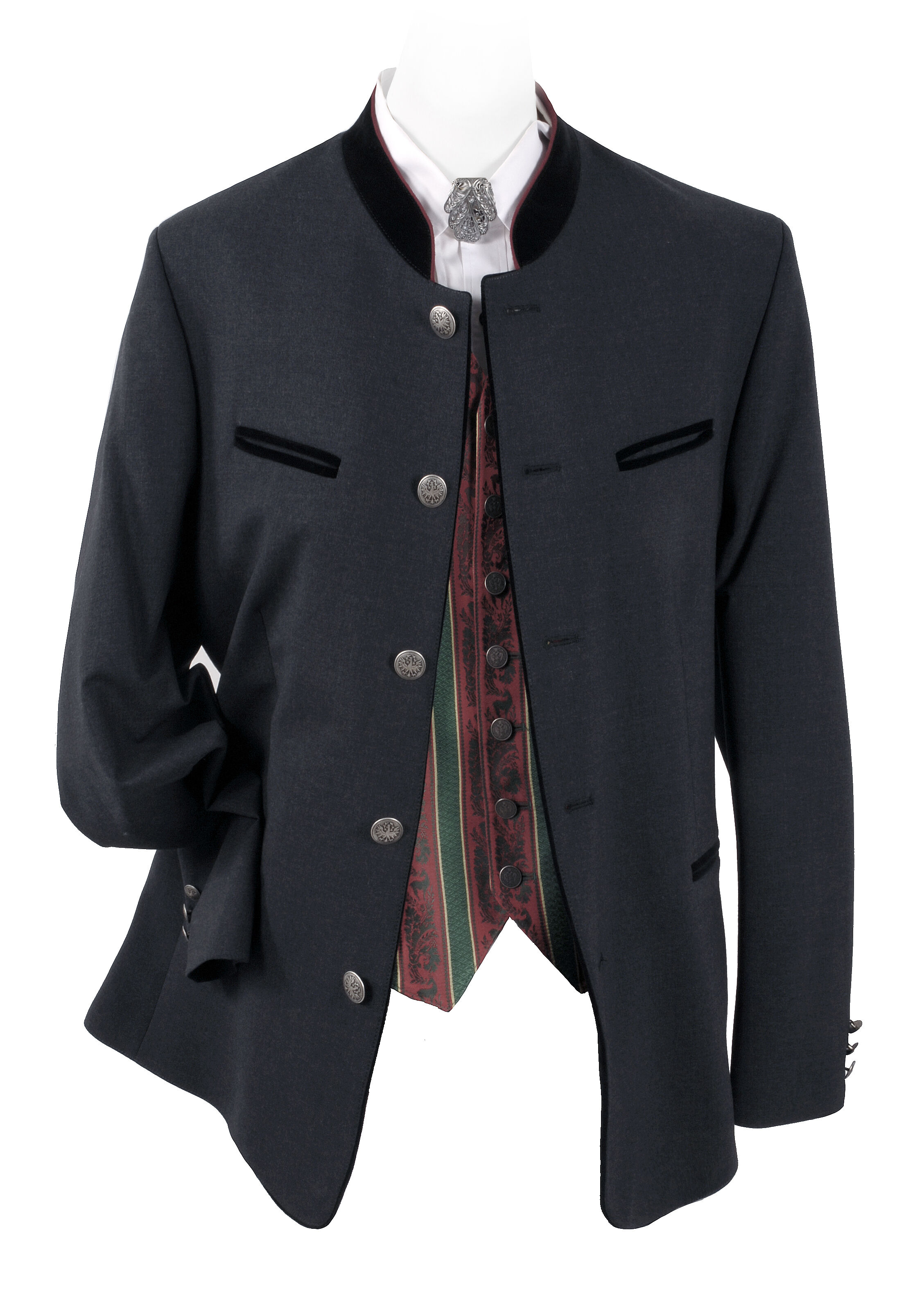 PREMIUM Trachtenblazer Hochzeit Sakko Anthrazit FESTLICH PREMIUM Trachtenblazer Hochzeit Sakko Anthrazit FESTLICH