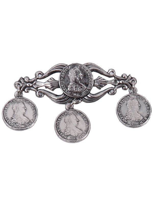 Brosche Maria Theresia Altsilber Brosche Maria Theresia Altsilber