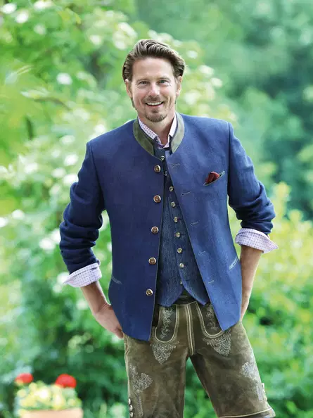Trachtenweste-Herren-Blau-3