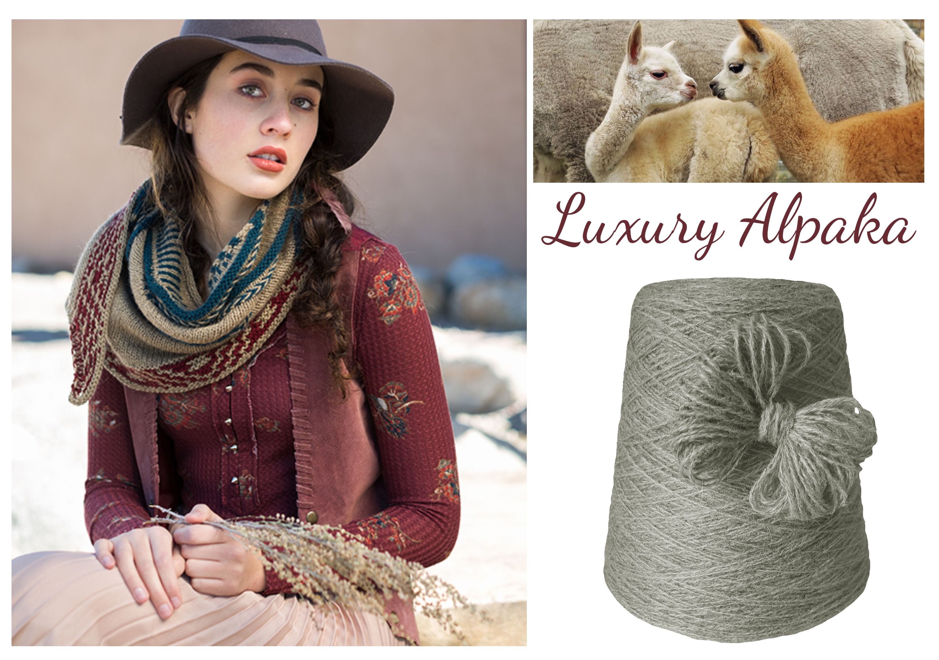 PREMIUM 100% ALPAKA STRICKWOLLE zum BEST-PREIS - 1 Konen/500 Gramm Farbe Stein PREMIUM 100% ALPAKA STRICKWOLLE zum BEST-PREIS - 1 Konen/500 Gramm Farbe Stein