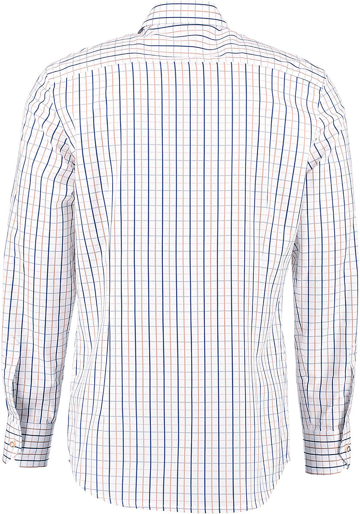 Trachtenhemd SLIM FIT kariert Weiß-Blau Wiesn-Hemd Hirsch Stickerei Trachtenhemd SLIM FIT kariert Weiß-Blau Wiesn-Hemd Hirsch Stickerei