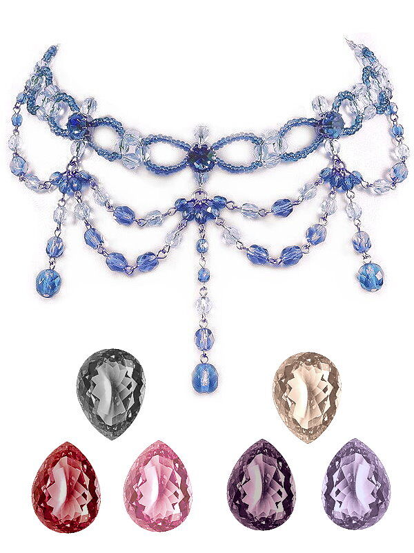 Kropfband Perlen Collier Kropfkette Kropfband Perlen Collier Kropfkette