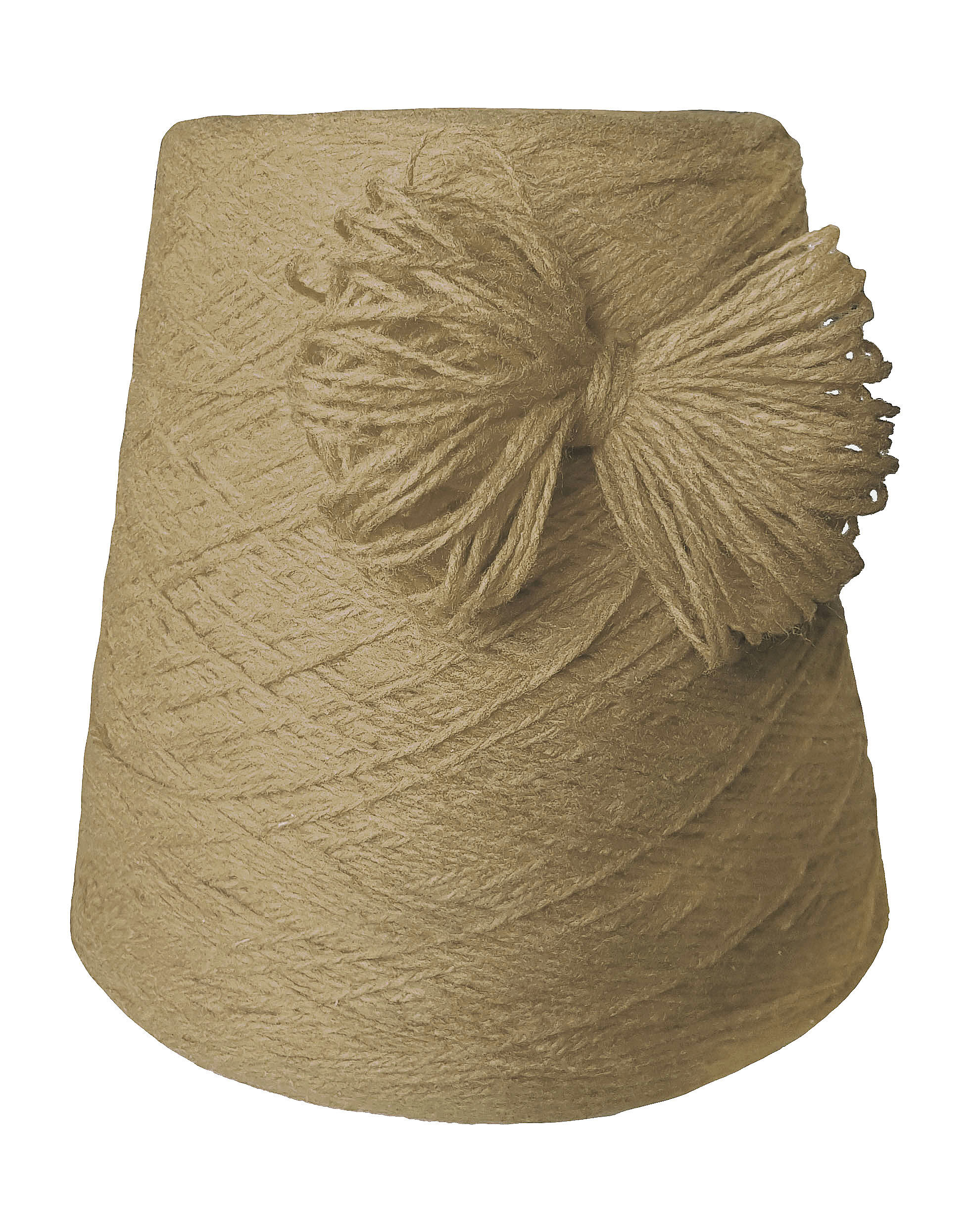 STRICKWOLLE - dicke SCHURWOLLE 1 KG Konen/1000 Gramm Beige/Camel